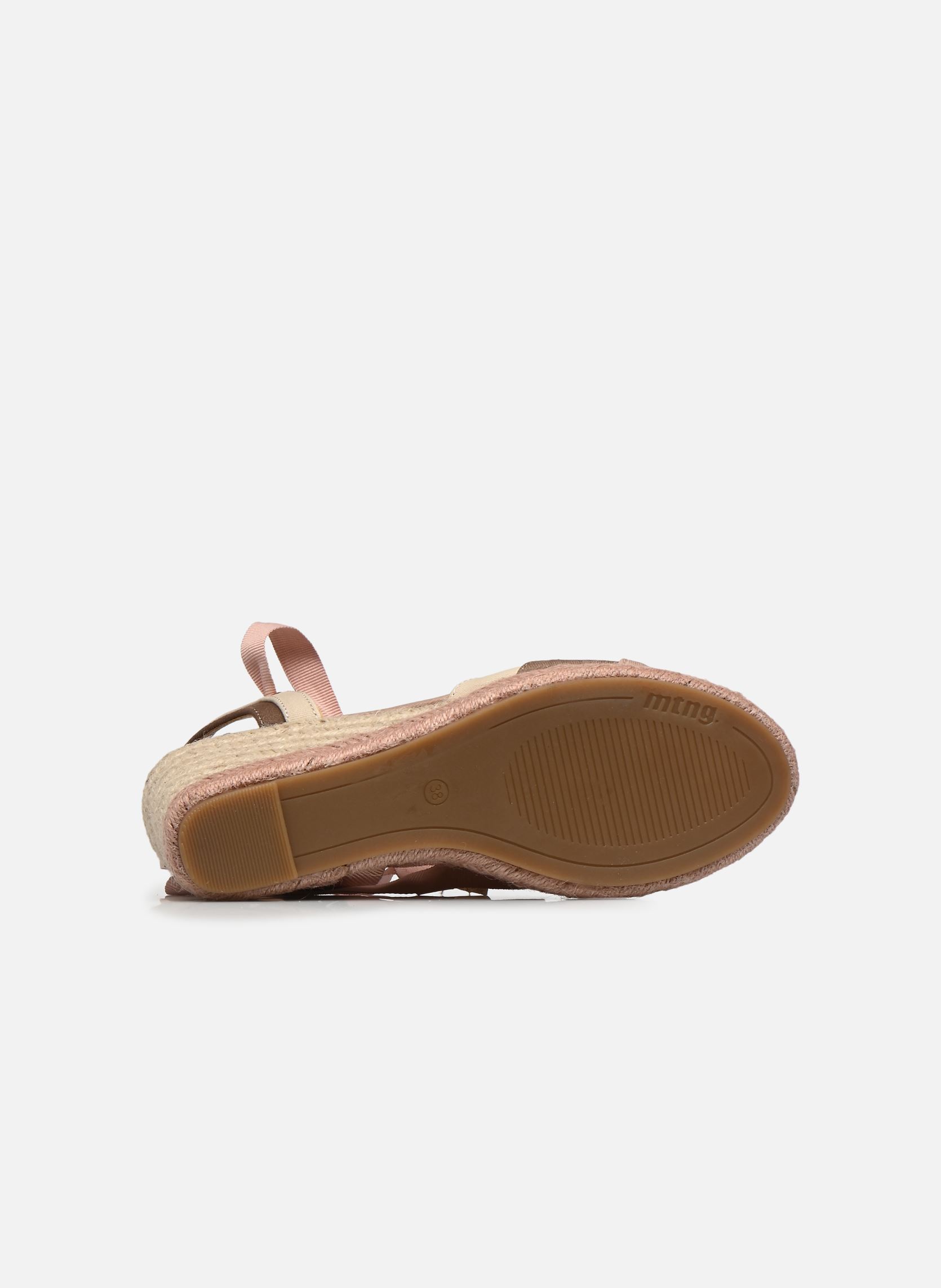 Sandalias y plataformas de cuña LOUISA 50490 mujer beige MTNG Sandalias y plataformas de cuña LOUISA 50490 mujer beige RF TEX NUDE / MAQUILLAJE / BLA