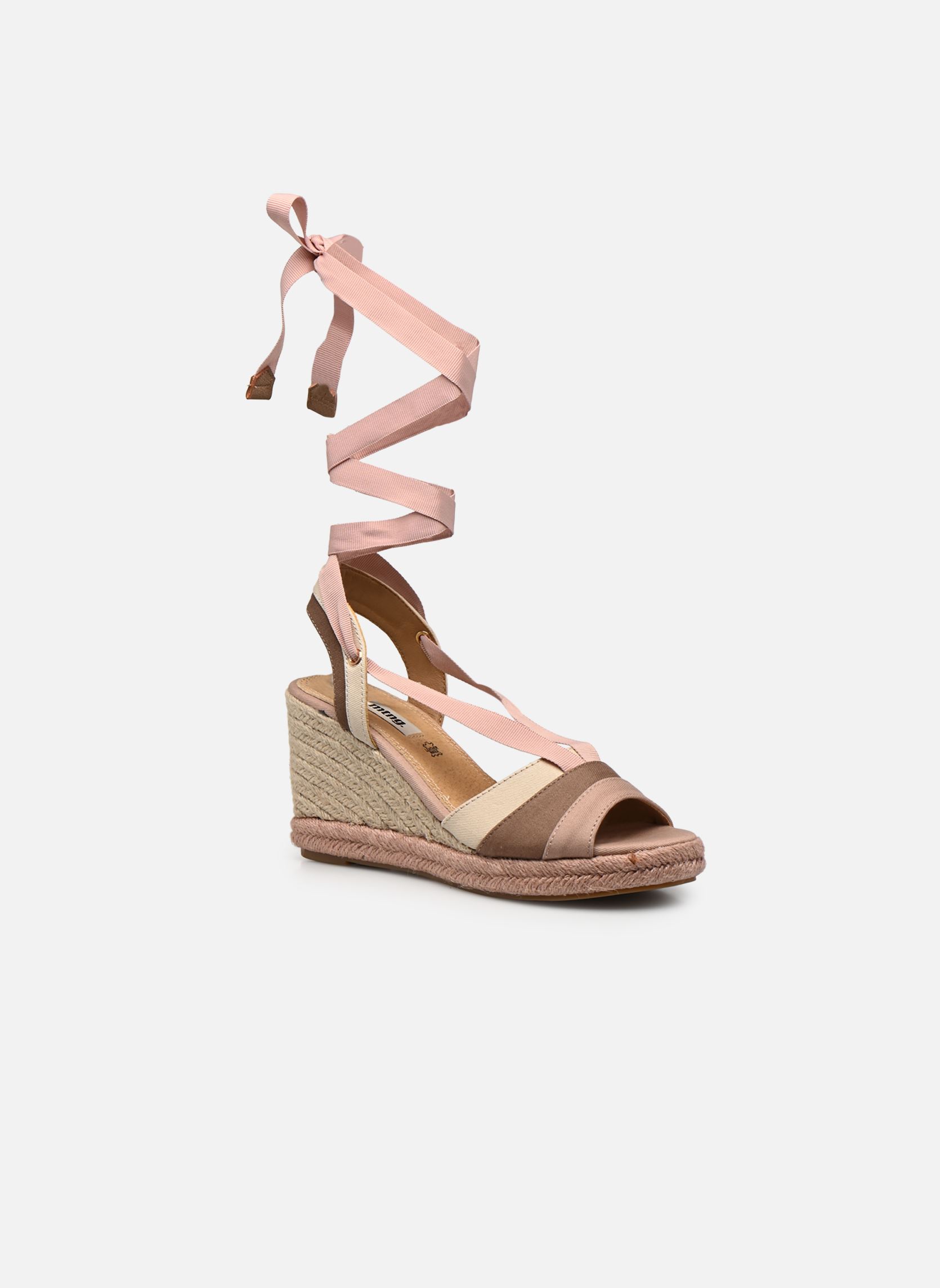 Sandalias y plataformas de cuña LOUISA 50490 mujer beige MTNG Sandalias y plataformas de cuña LOUISA 50490 mujer beige RF TEX NUDE / MAQUILLAJE / BLA