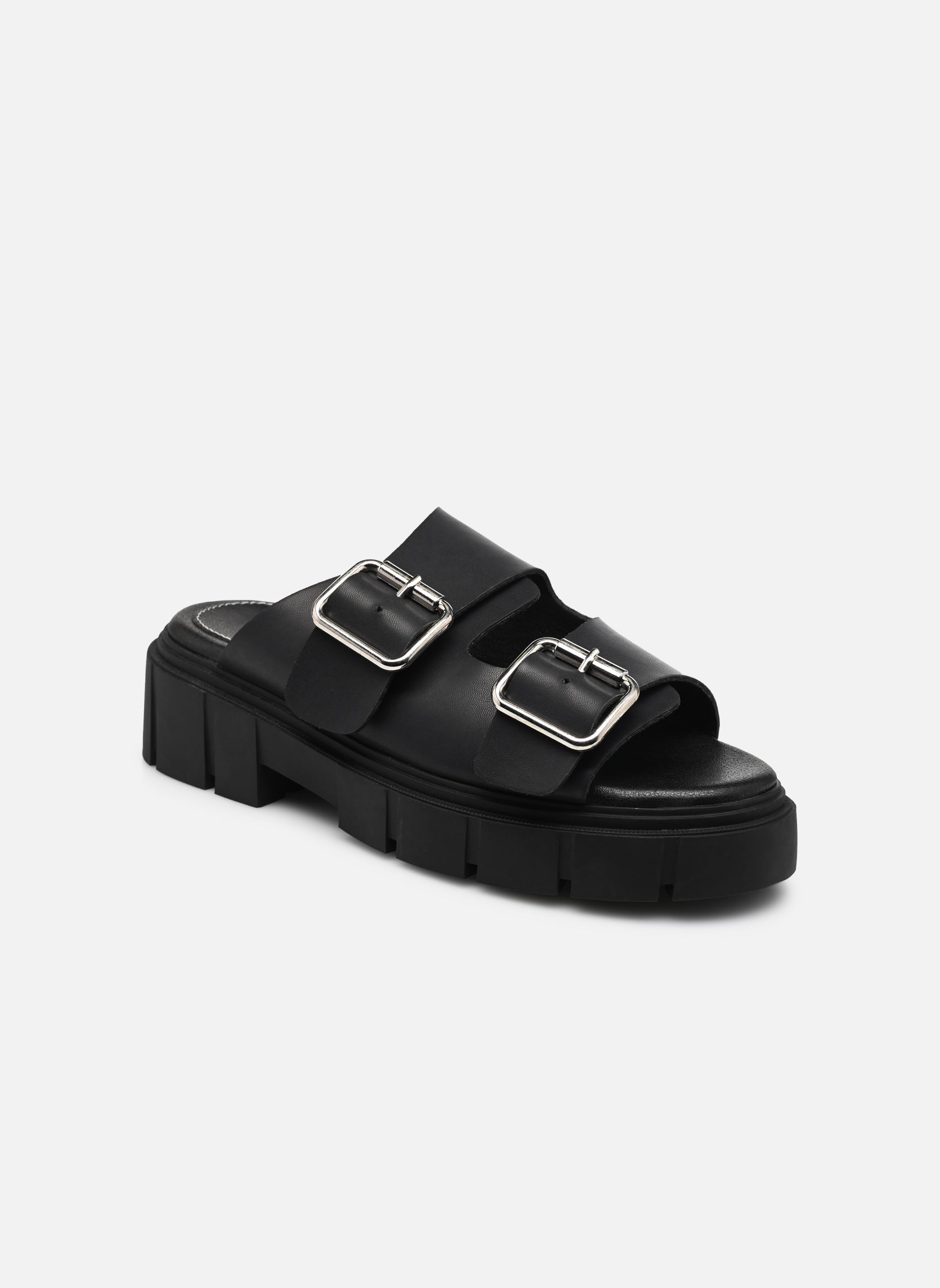 Pantoletten MARS 50645 damen schwarz MTNG Pantoletten MARS 50645 damen schwarz THICK VAQUETA NEGRO