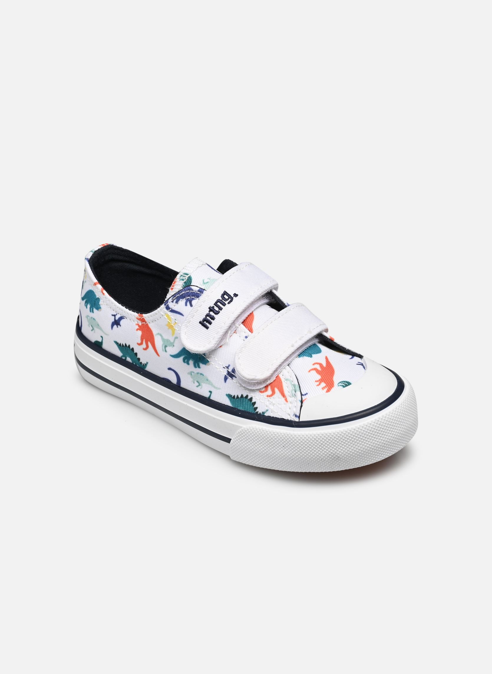 Baskets basses OLI 48499 garçon blanc MTNG Baskets basses OLI 48499 garçon blanc CANVER + PRINT BLANCO 2
