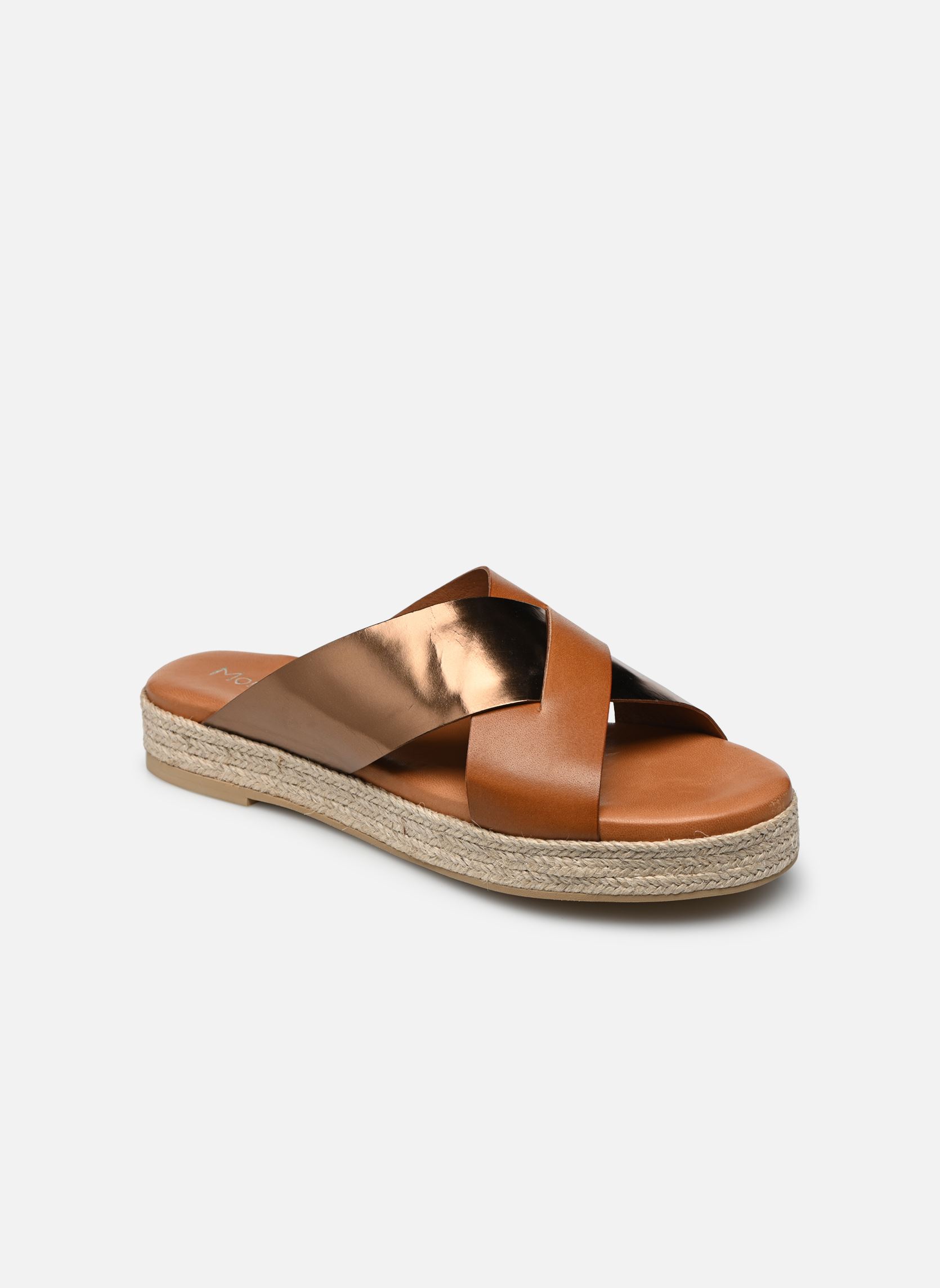 Pantoletten Ibiza damen braun Mon Soulier Pantoletten Ibiza damen braun AVELANA/BRONCE