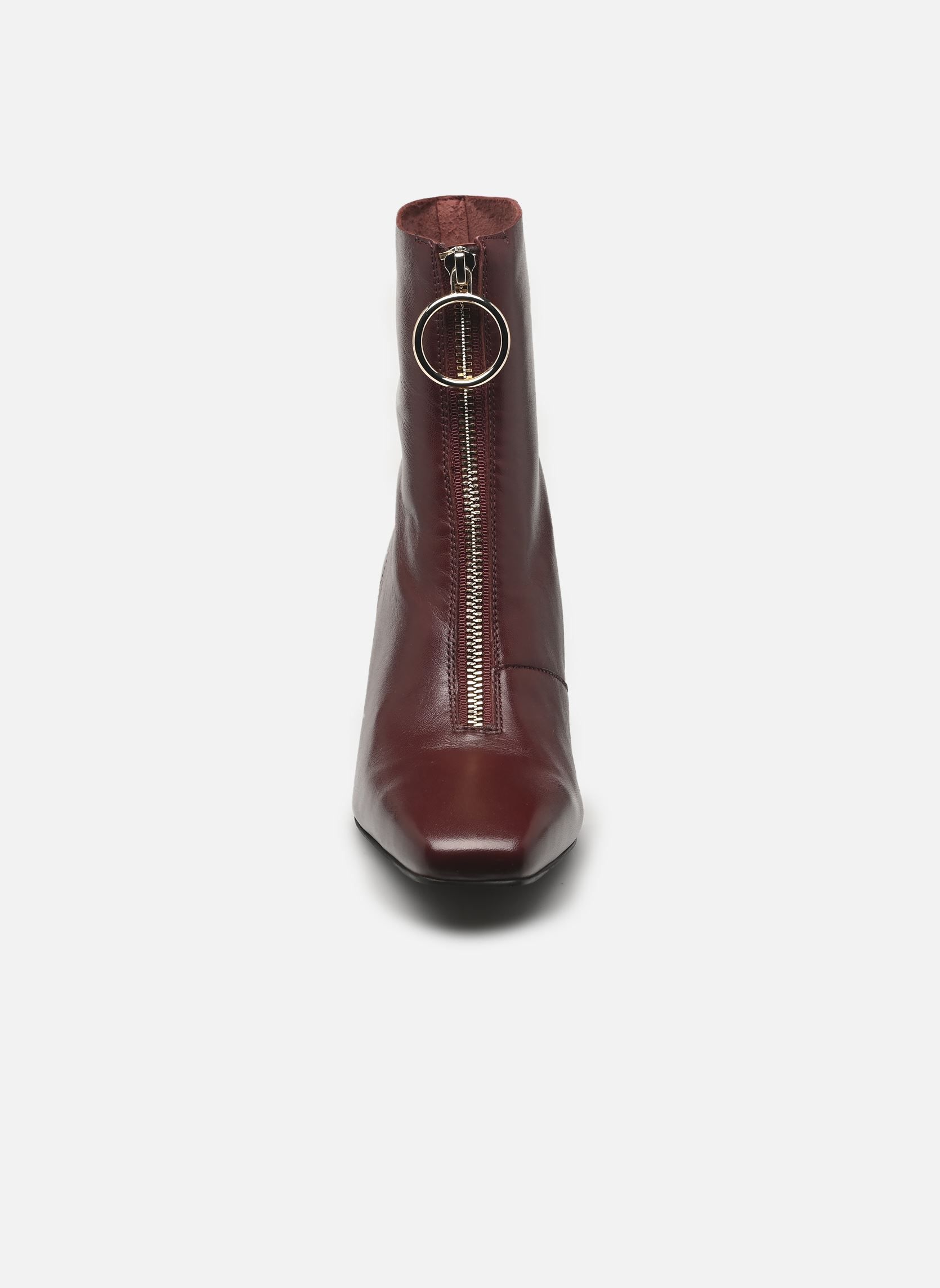 Lage enkellaarsjes MARIBEL dames rood Bocage Lage enkellaarsjes MARIBEL dames rood ROUGE