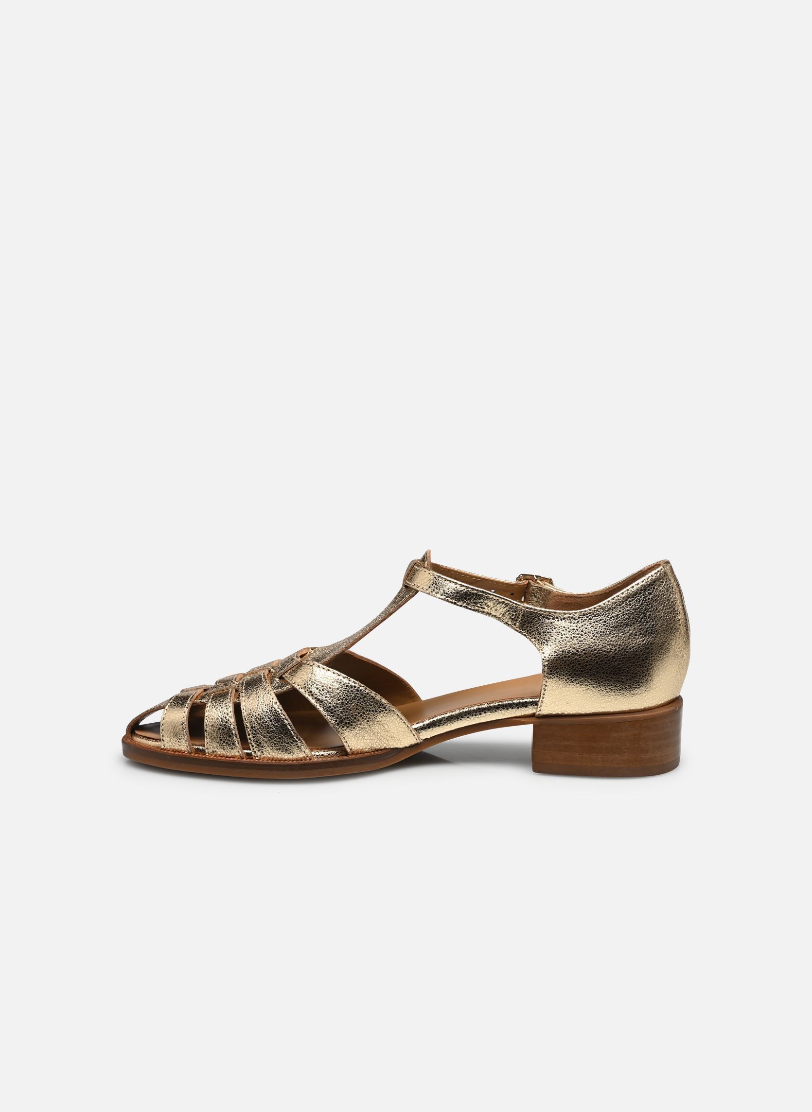 Sandales CHANTY femme or et bronze Bocage Sandales CHANTY femme or et bronze Or