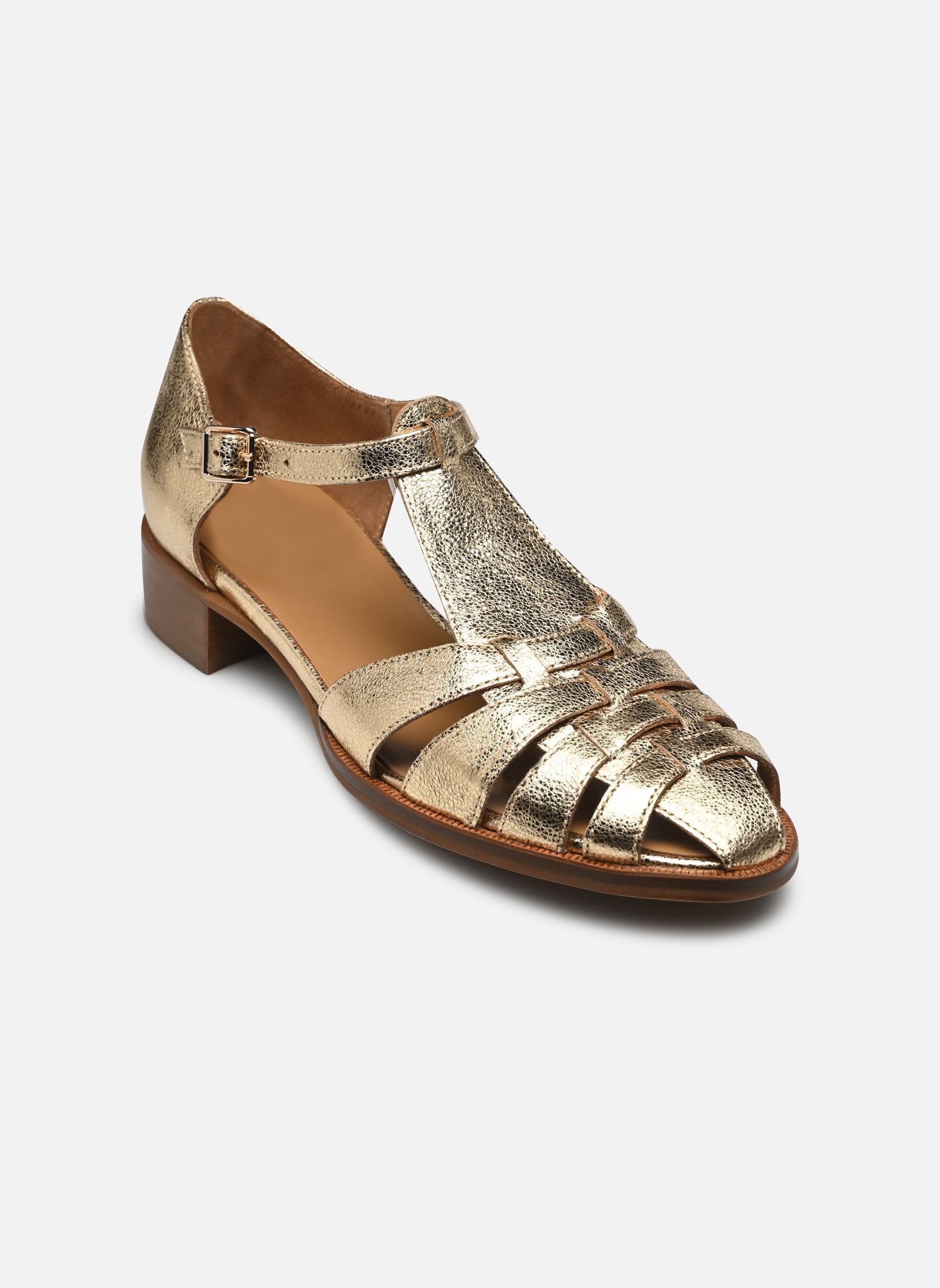 Sandales CHANTY femme or et bronze Bocage Sandales CHANTY femme or et bronze Or
