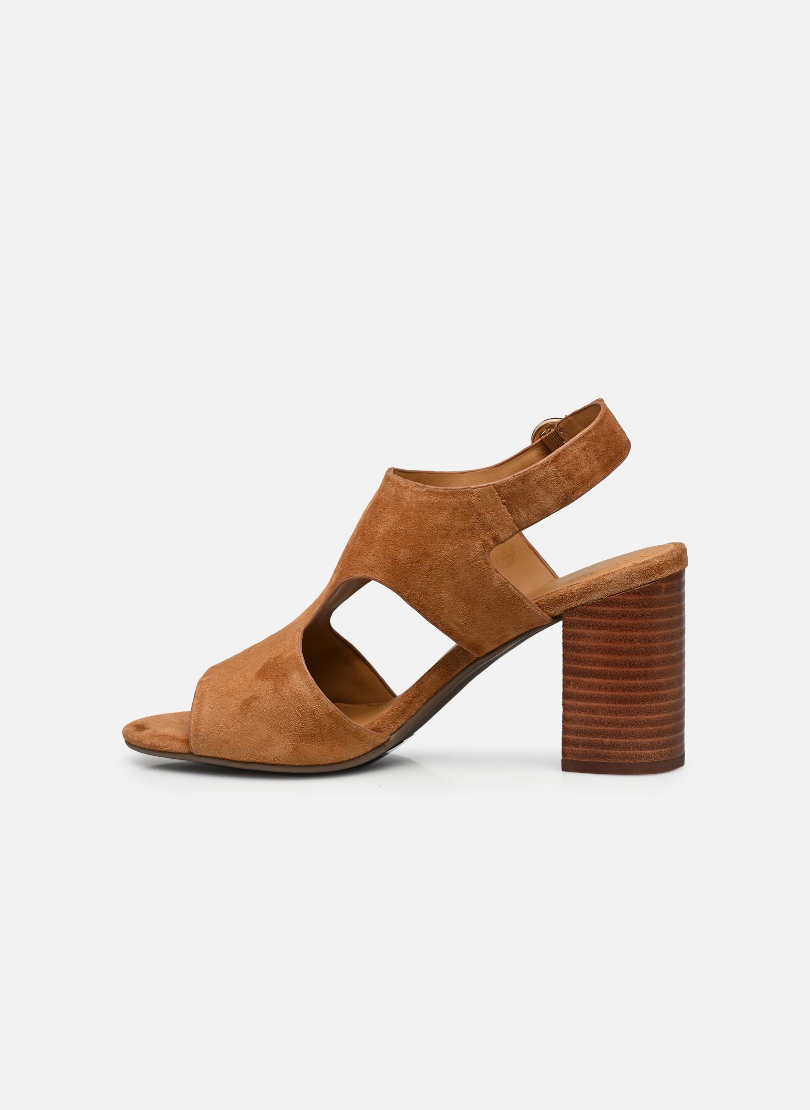 Sandalen PENSEE dames bruin Bocage Sandalen PENSEE dames bruin Cognac