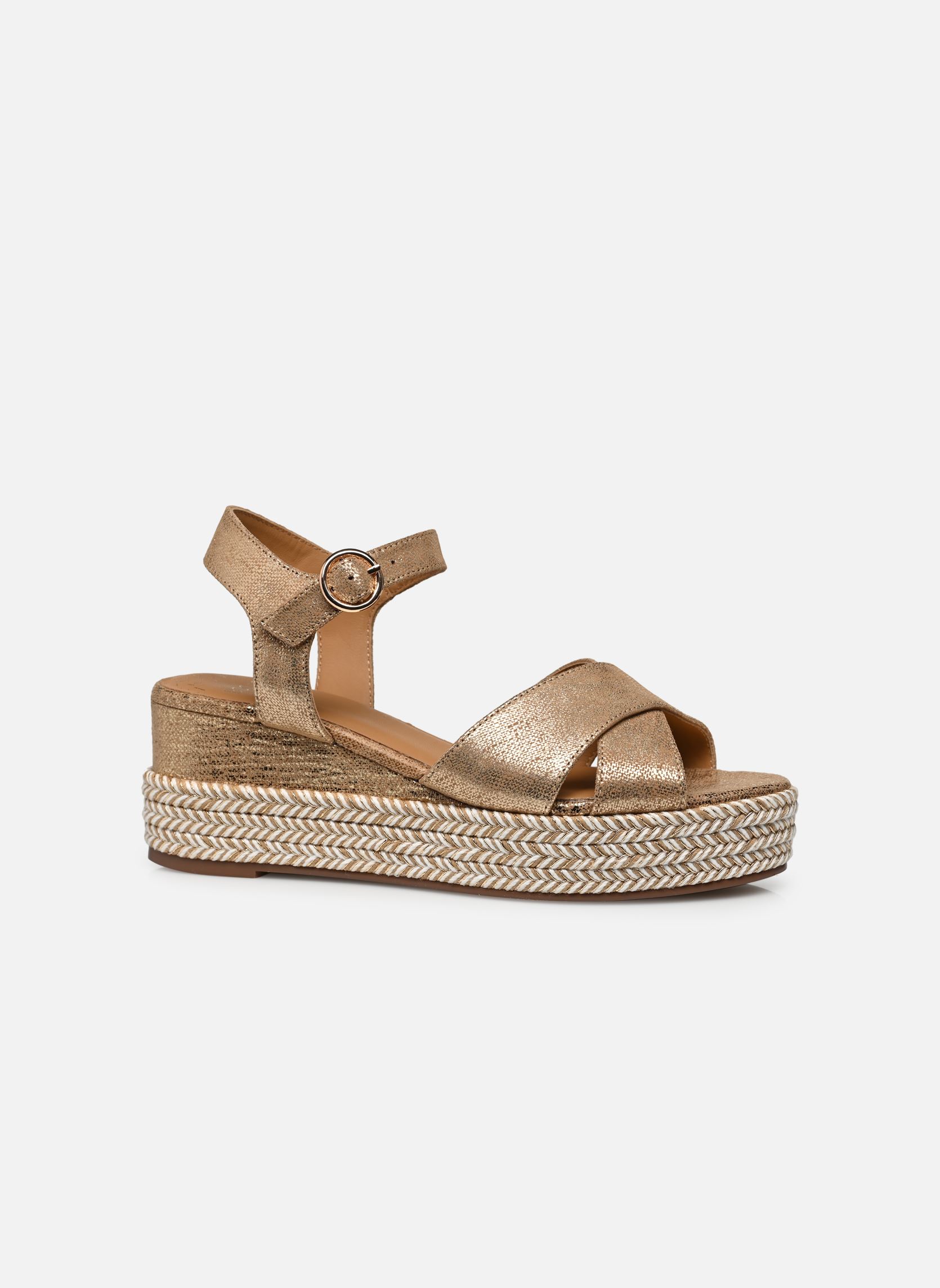 Sandalen HELIOS dames goud en brons Bocage Sandalen HELIOS dames goud en brons Doré