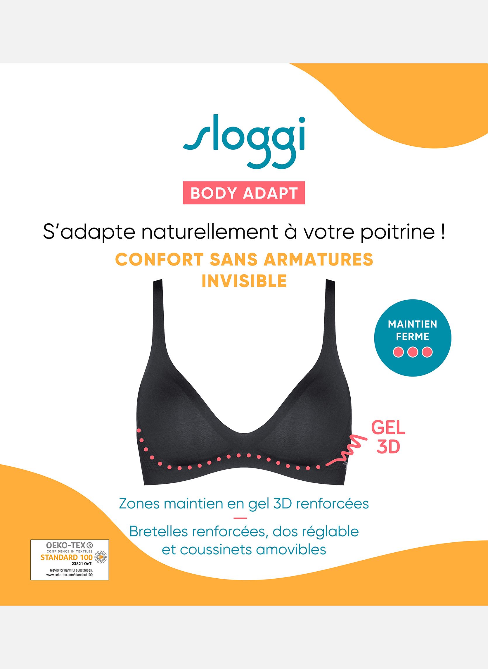 Soutien-Gorge Femme Sloggi Bralette Zero Feel 2.0 - Sans Armatures, Coussinets Amovibles - Bleu Marine - 4