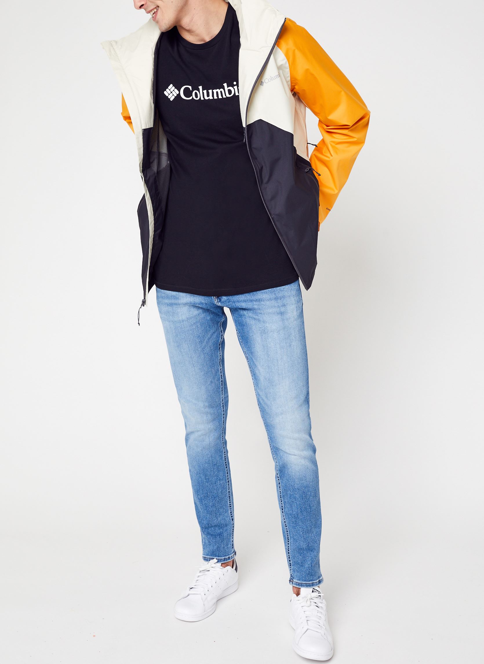 Columbia BASIC LOGO™ SHORT SLEEVE - T-shirt imprimé - white/blanc