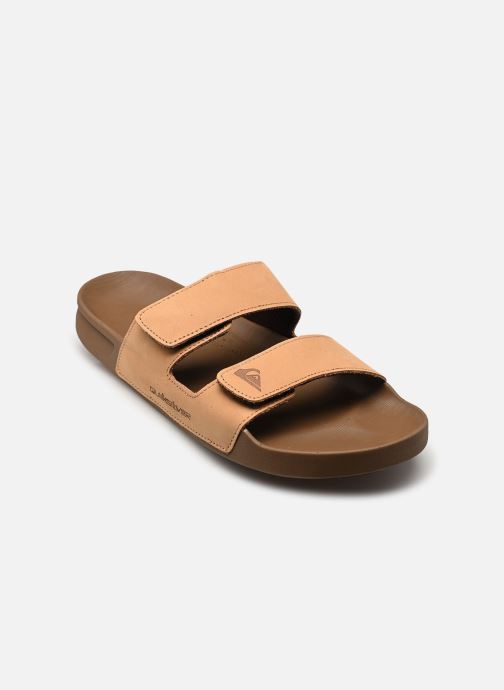 Quiksilver Sandalen und Pantoletten Rivi Leather Double Adjust herren beige