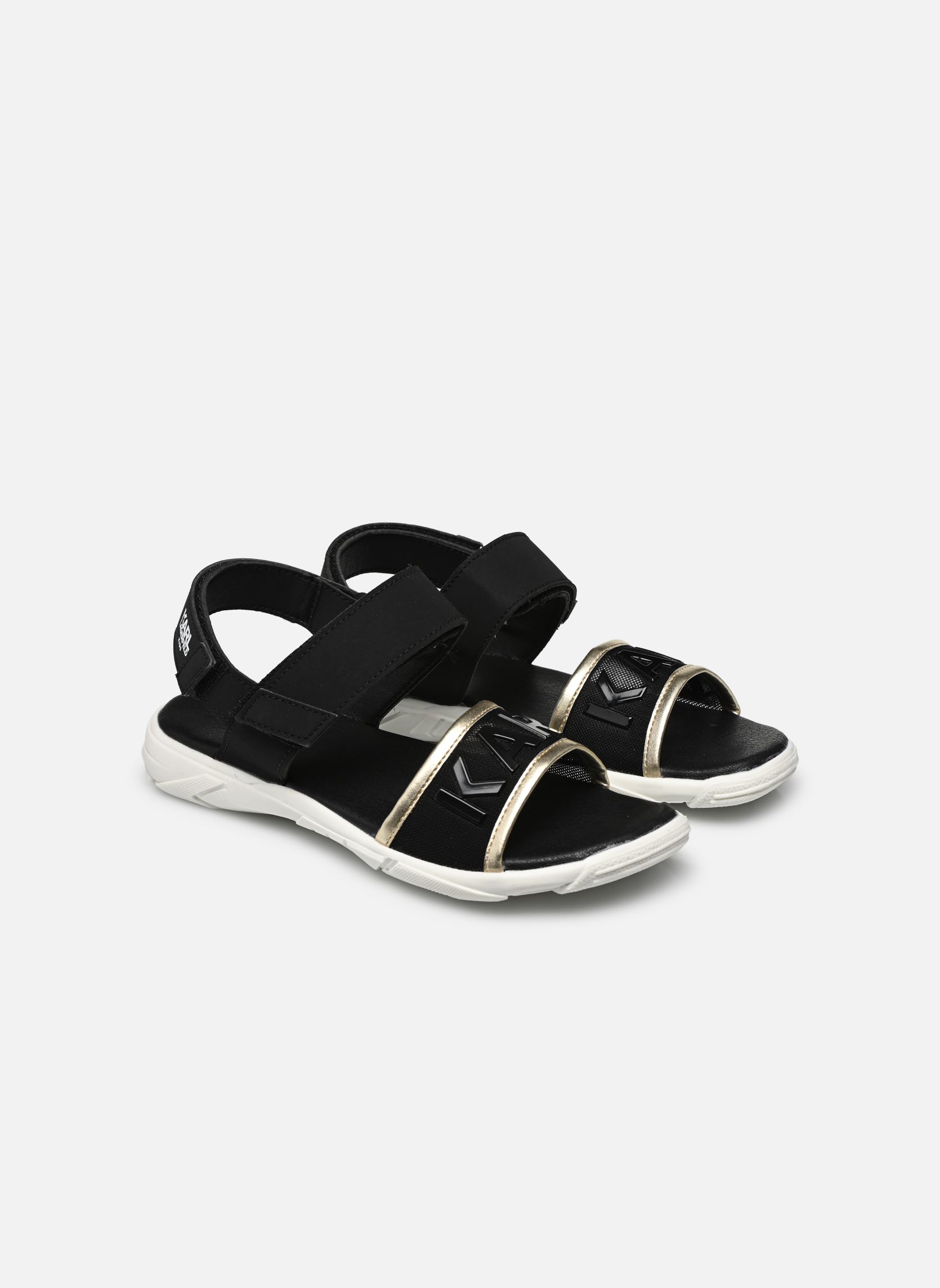 Flip-Flops und Badeschlappen Sandales - Z19069 - Fille mädchen schwarz Karl Lagerfeld Flip-Flops und Badeschlappen Sandales - Z19069 - Fille mädchen schwarz 09B - BLACK