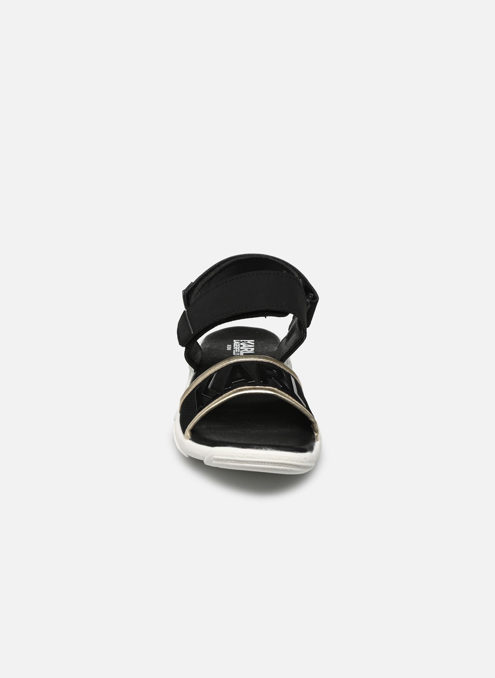 Flip-Flops und Badeschlappen Sandales - Z19069 - Fille mädchen schwarz Karl Lagerfeld Flip-Flops und Badeschlappen Sandales - Z19069 - Fille mädchen schwarz 09B - BLACK