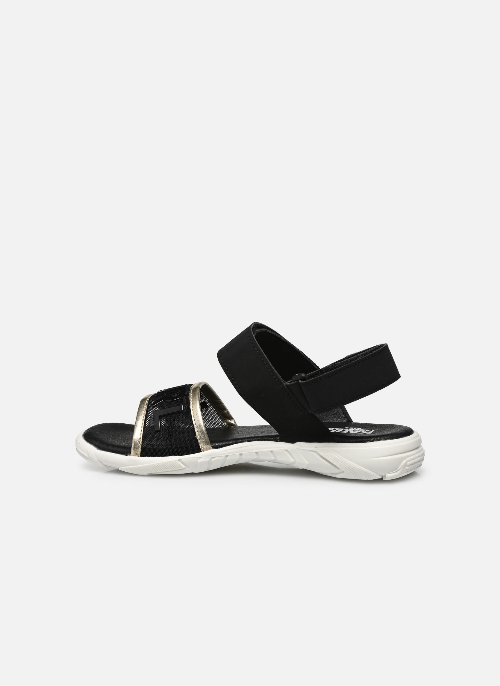 Flip-Flops und Badeschlappen Sandales - Z19069 - Fille mädchen schwarz Karl Lagerfeld Flip-Flops und Badeschlappen Sandales - Z19069 - Fille mädchen schwarz 09B - BLACK