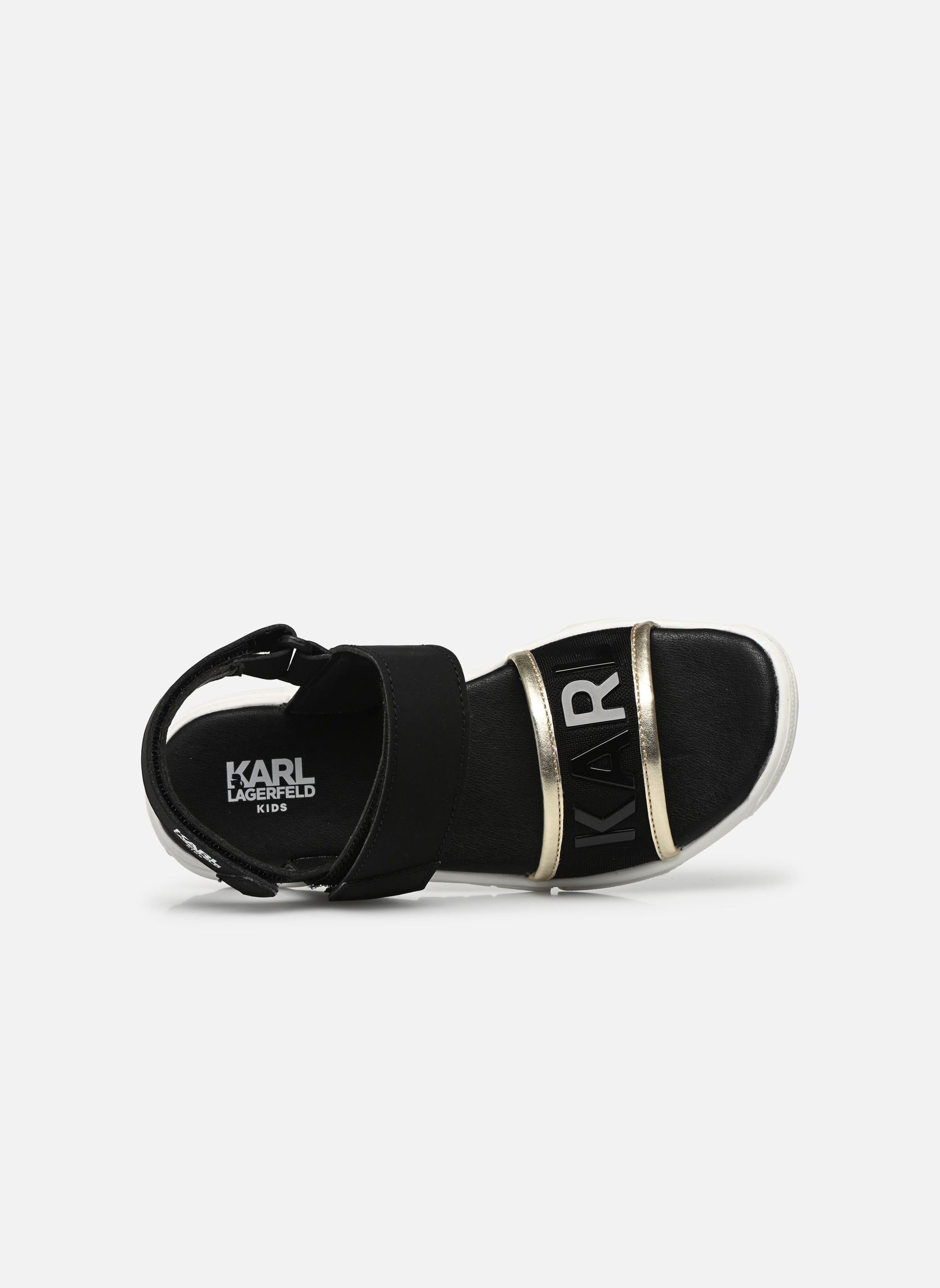 Flip-Flops und Badeschlappen Sandales - Z19069 - Fille mädchen schwarz Karl Lagerfeld Flip-Flops und Badeschlappen Sandales - Z19069 - Fille mädchen schwarz 09B - BLACK