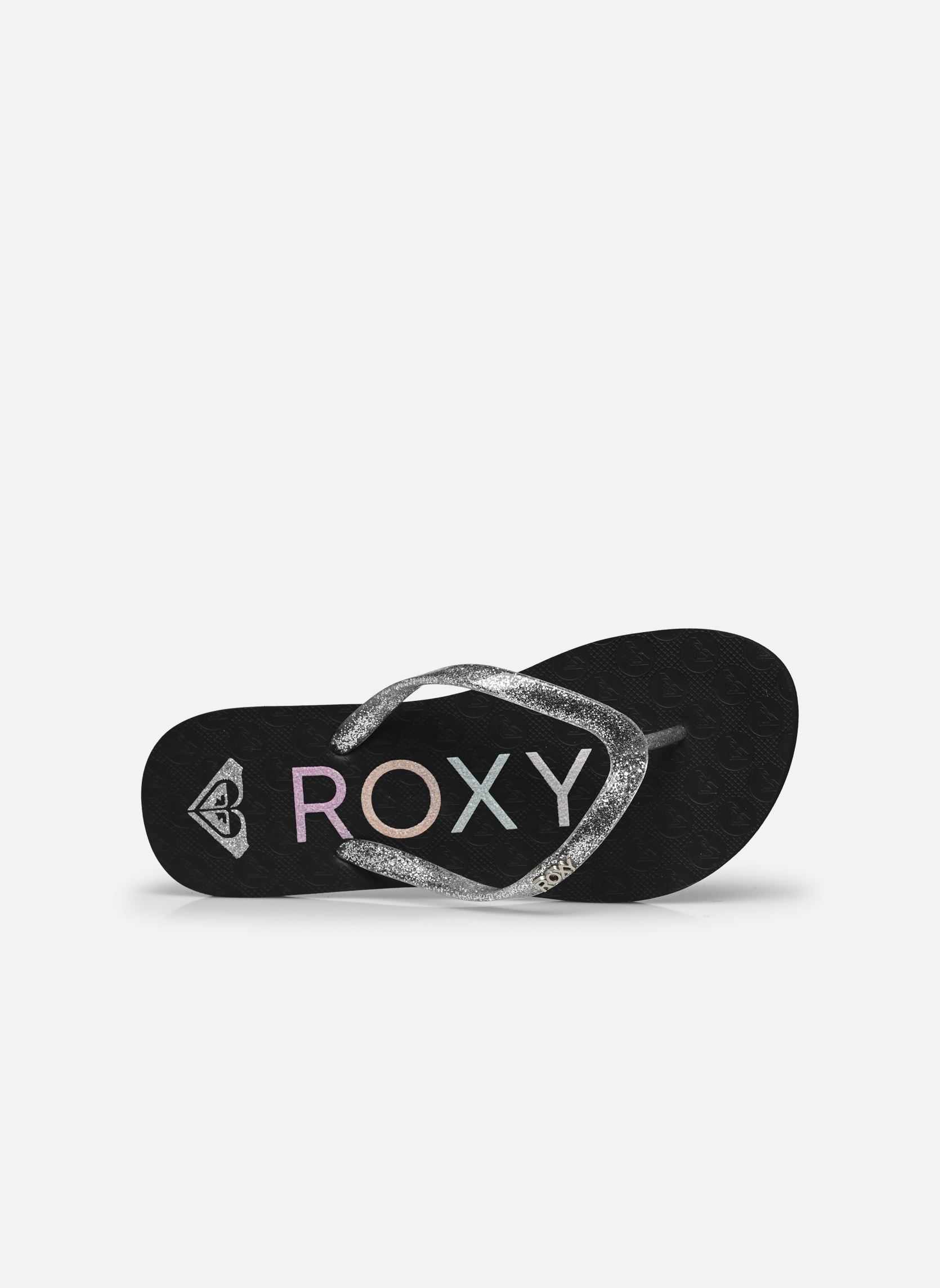 Infradito RG Viva Sparkle bambina nero Roxy Infradito RG Viva Sparkle bambina nero BLACK/MET SILVER