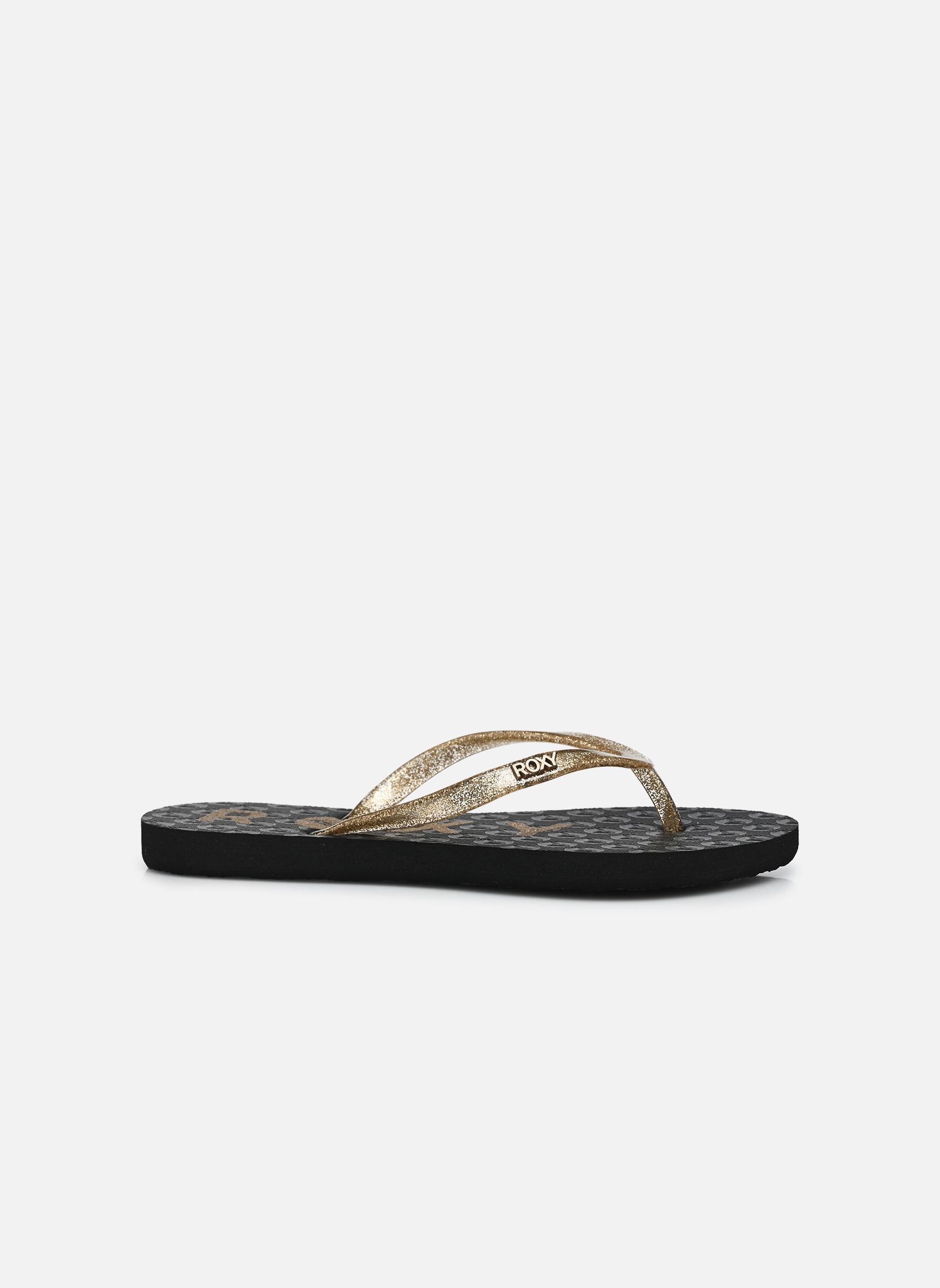 Slippers RG Viva Sparkle meisjes zwart Roxy Slippers RG Viva Sparkle meisjes zwart Black/gold