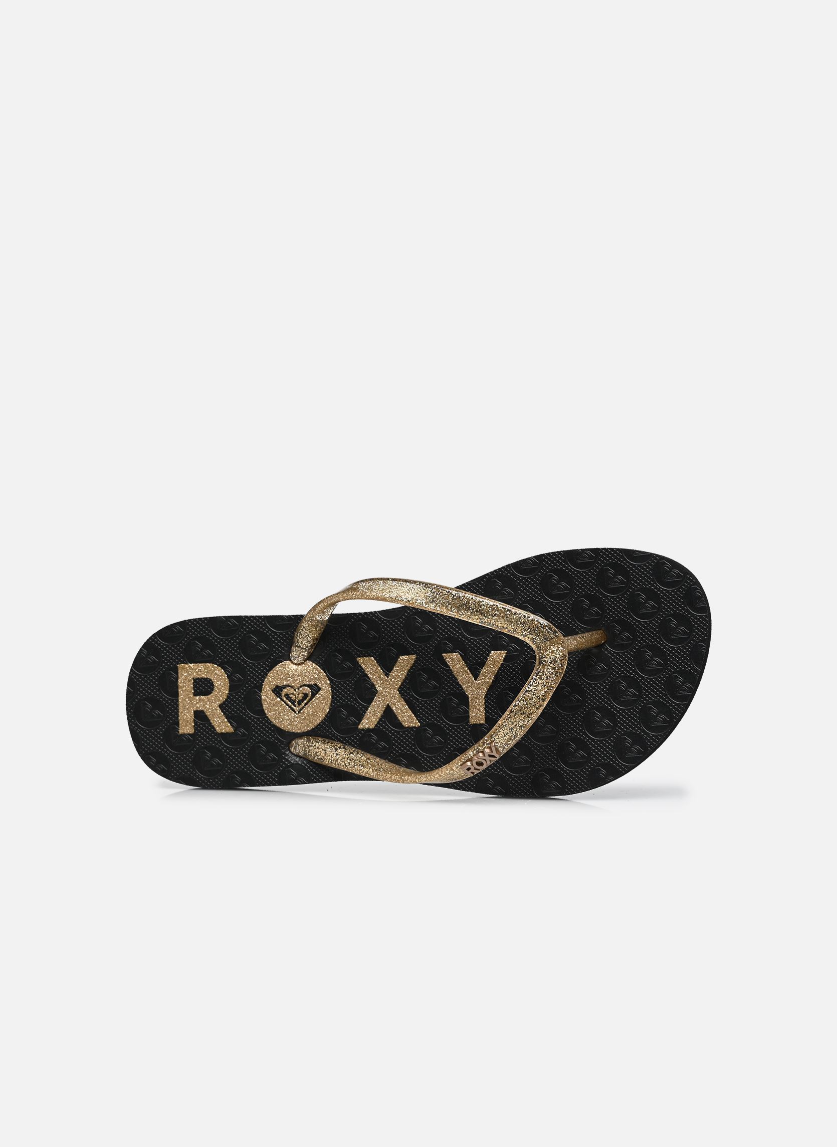 Slippers RG Viva Sparkle meisjes zwart Roxy Slippers RG Viva Sparkle meisjes zwart Black/gold