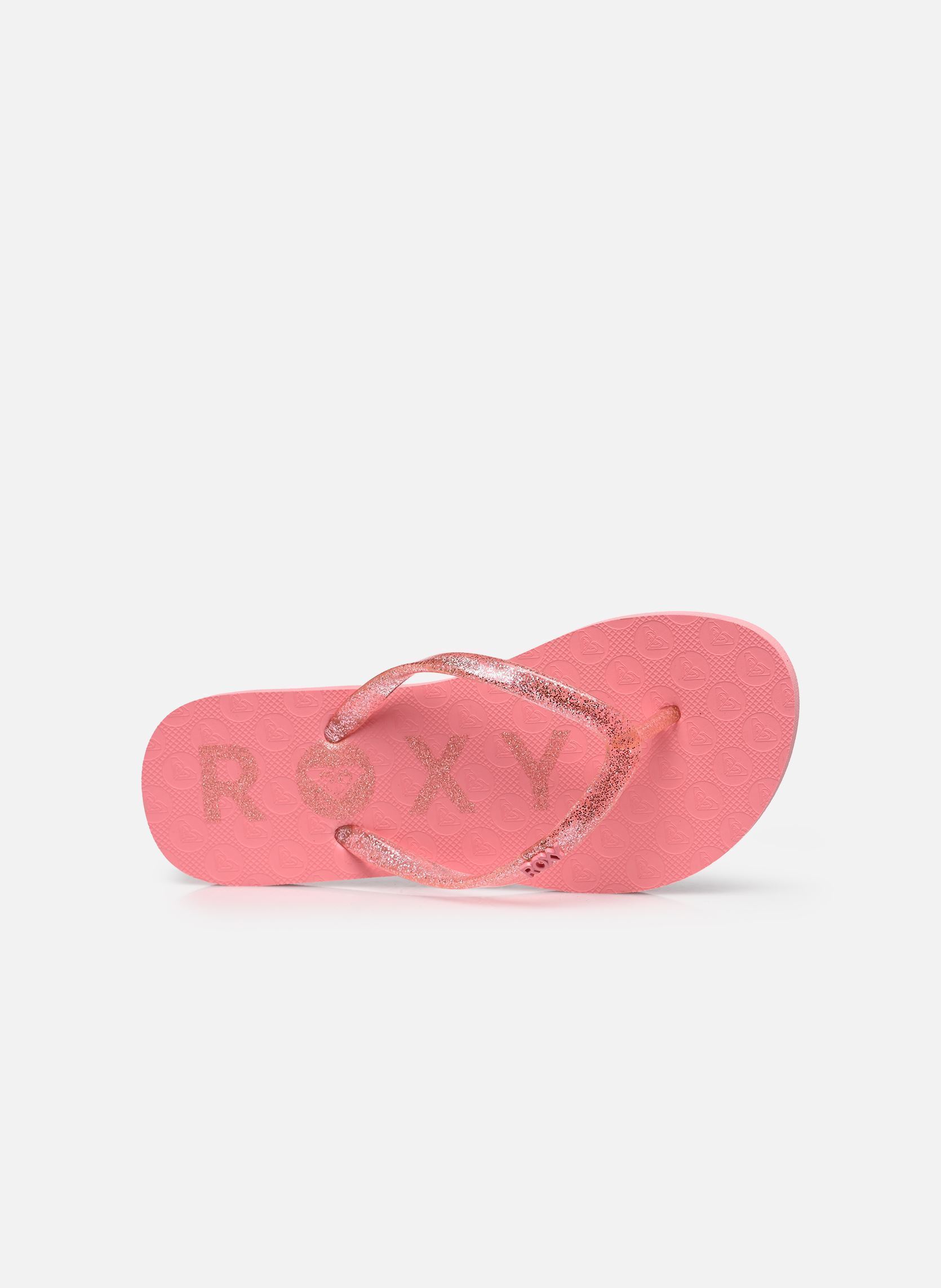 Slippers RG Viva Sparkle meisjes roze Roxy Slippers RG Viva Sparkle meisjes roze Plumeria