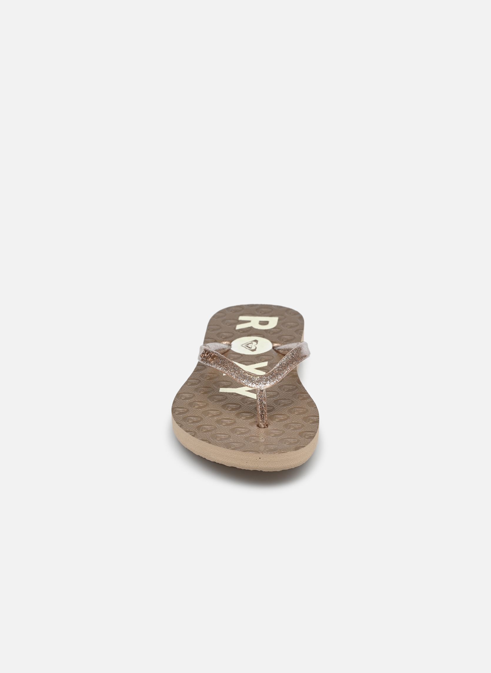 Chanclas RG Viva Sparkle niña oro y bronce Roxy Chanclas RG Viva Sparkle niña oro y bronce White/gold