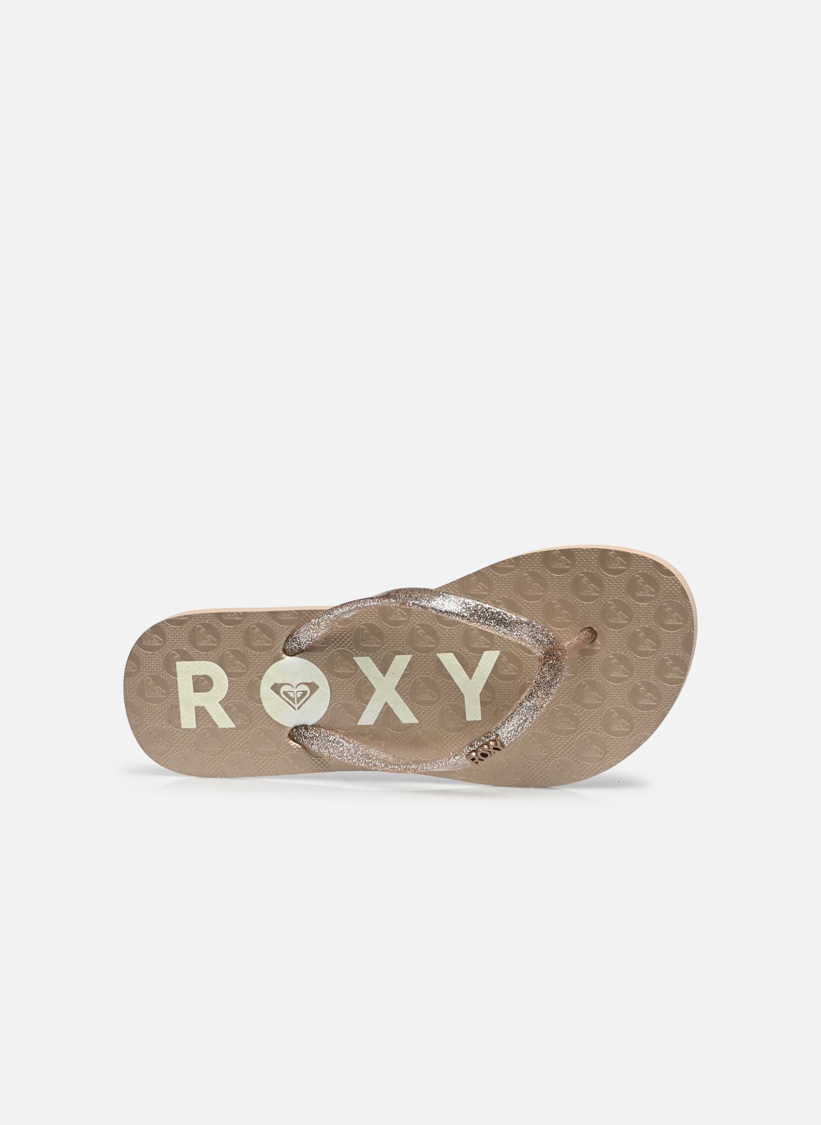 Chanclas RG Viva Sparkle niña oro y bronce Roxy Chanclas RG Viva Sparkle niña oro y bronce White/gold
