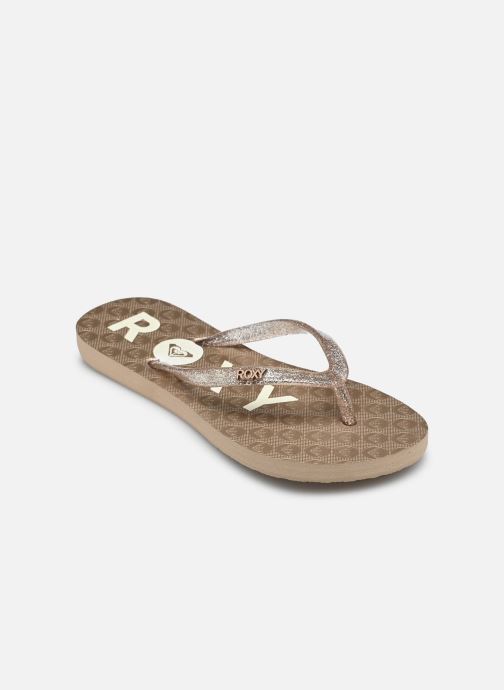Roxy Tongs RG Viva Sparkle fille or et bronze