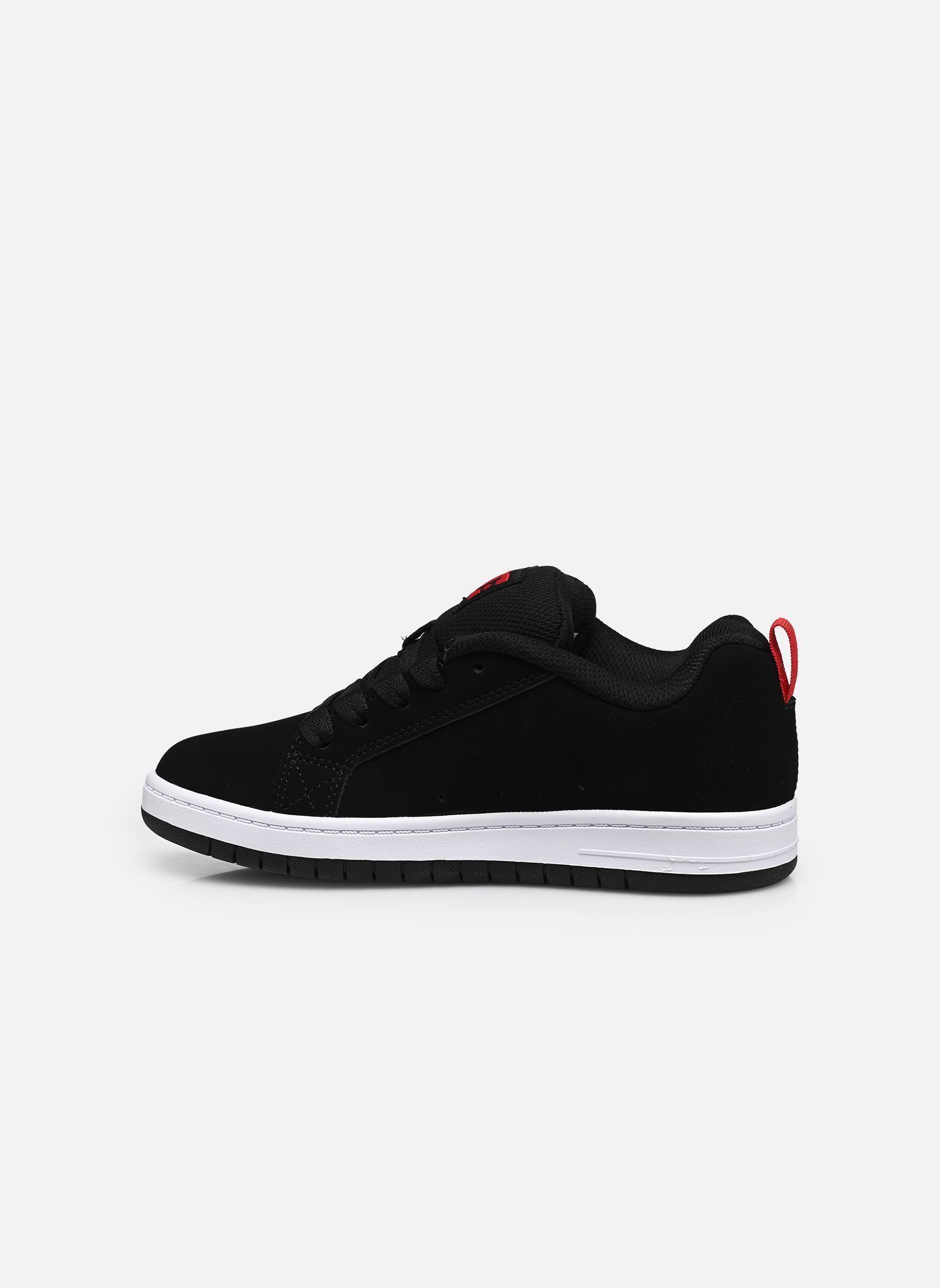 Niedrige Sneaker Court Graffik Enfant jungen schwarz DC Shoes Niedrige Sneaker Court Graffik Enfant jungen schwarz BLACK/WHITE/RED