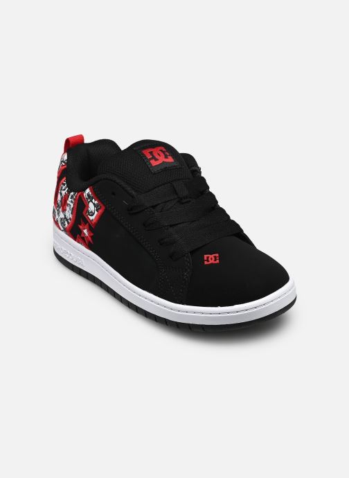 DC Shoes Baskets basses Court Graffik Enfant garçon noir