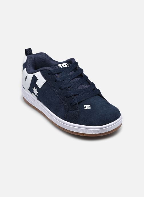 DC Shoes Baskets basses Court Graffik Enfant garçon bleu