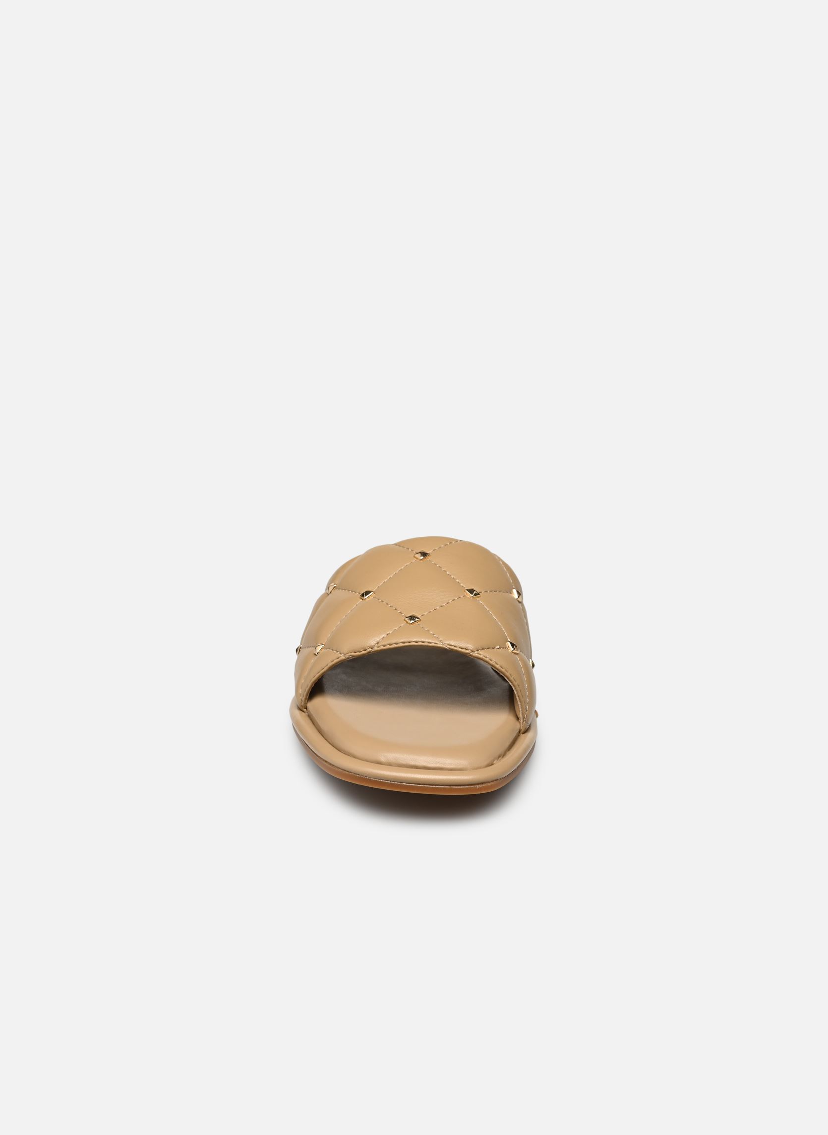 Mules HAYWORTH SLIDE femme beige Michael Michael Kors Mules HAYWORTH SLIDE femme beige Camel
