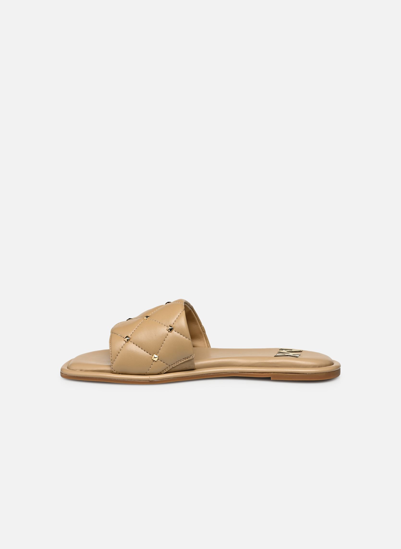 Mules HAYWORTH SLIDE femme beige Michael Michael Kors Mules HAYWORTH SLIDE femme beige Camel