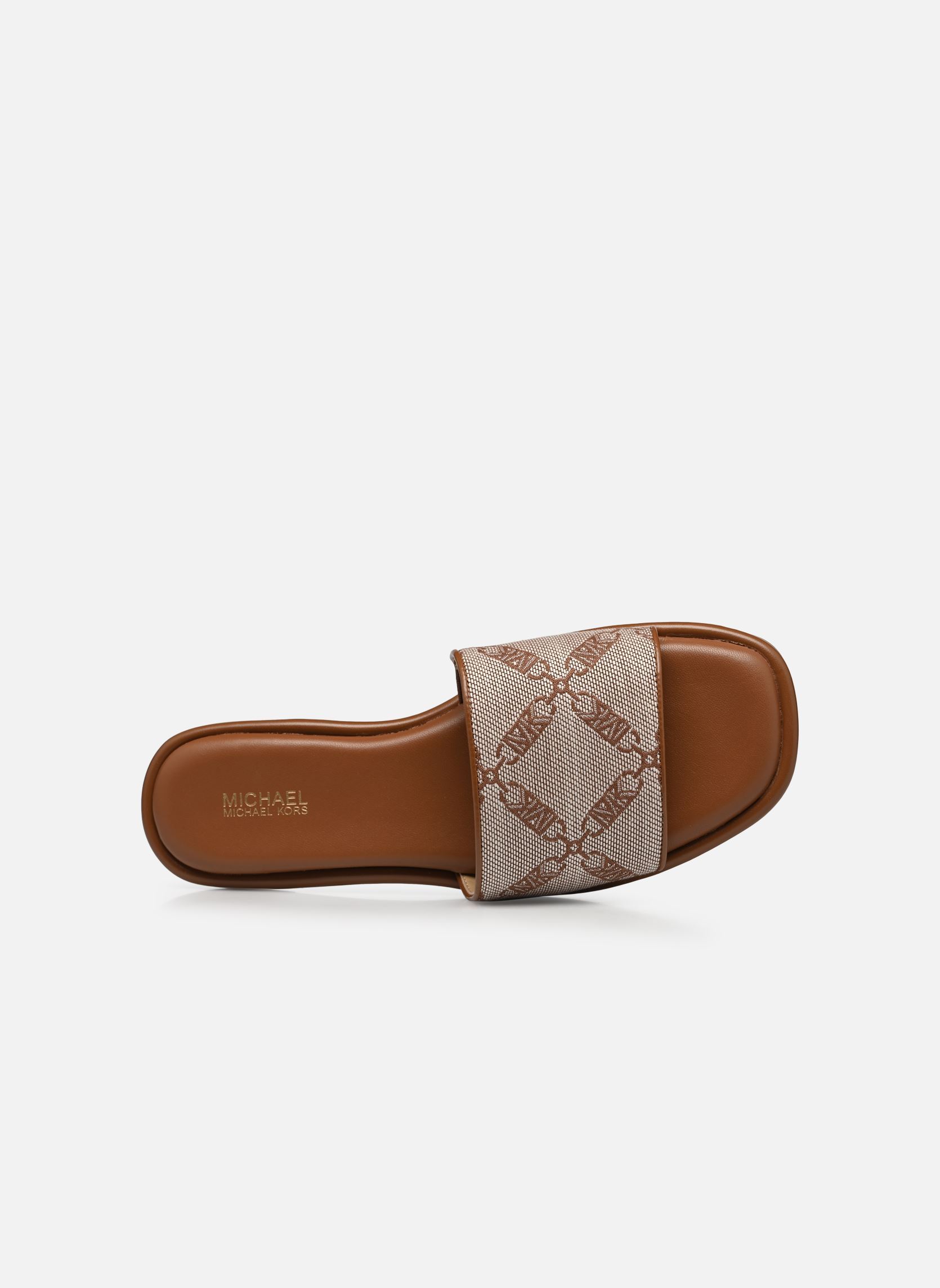 Pantoletten HAYWORTH SLIDE damen braun Michael Michael Kors Pantoletten HAYWORTH SLIDE damen braun Nat/Lugg