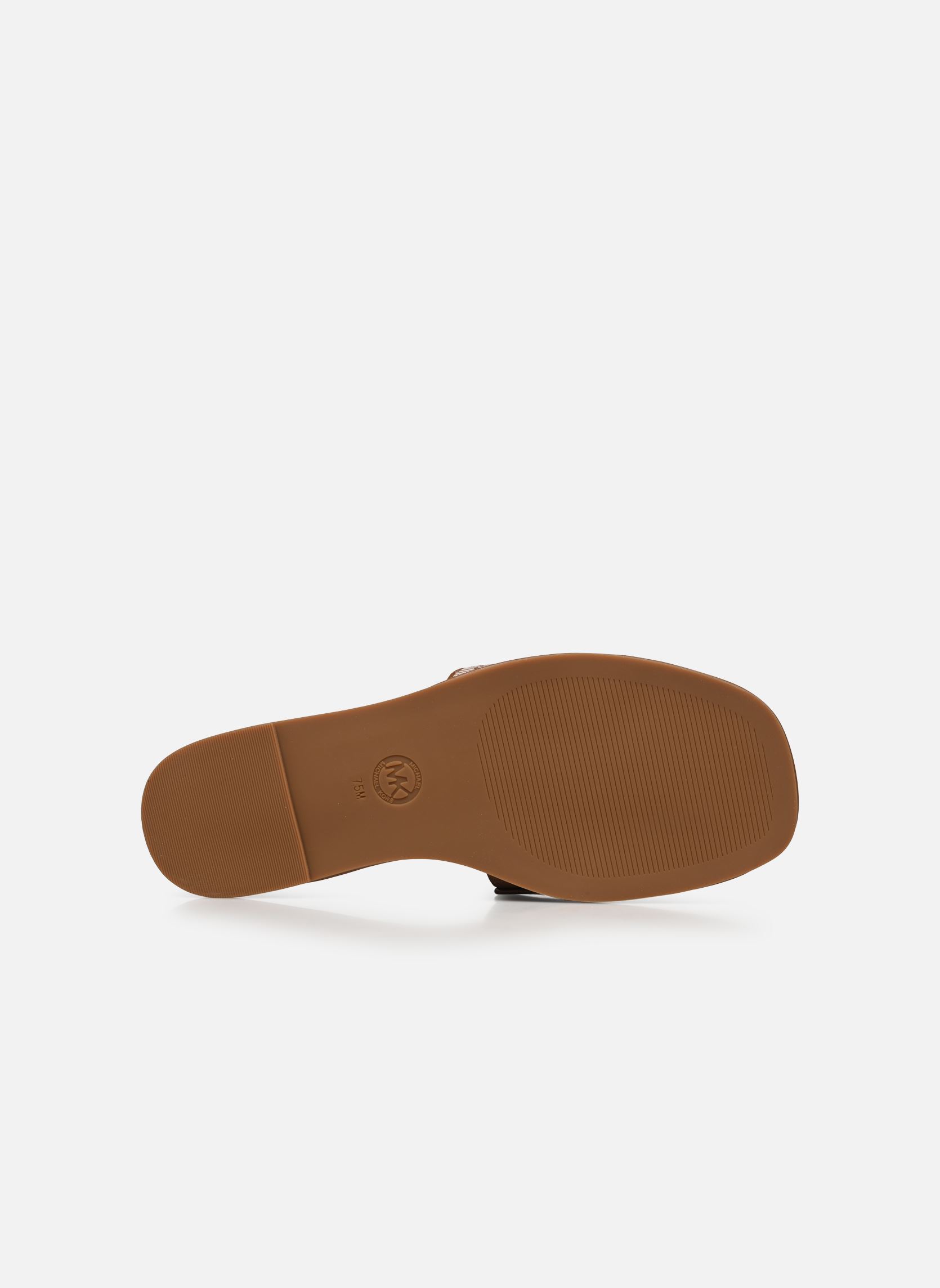 Mules et sabots Michael Michael Kors HAYWORTH SLIDE Marron vue haut