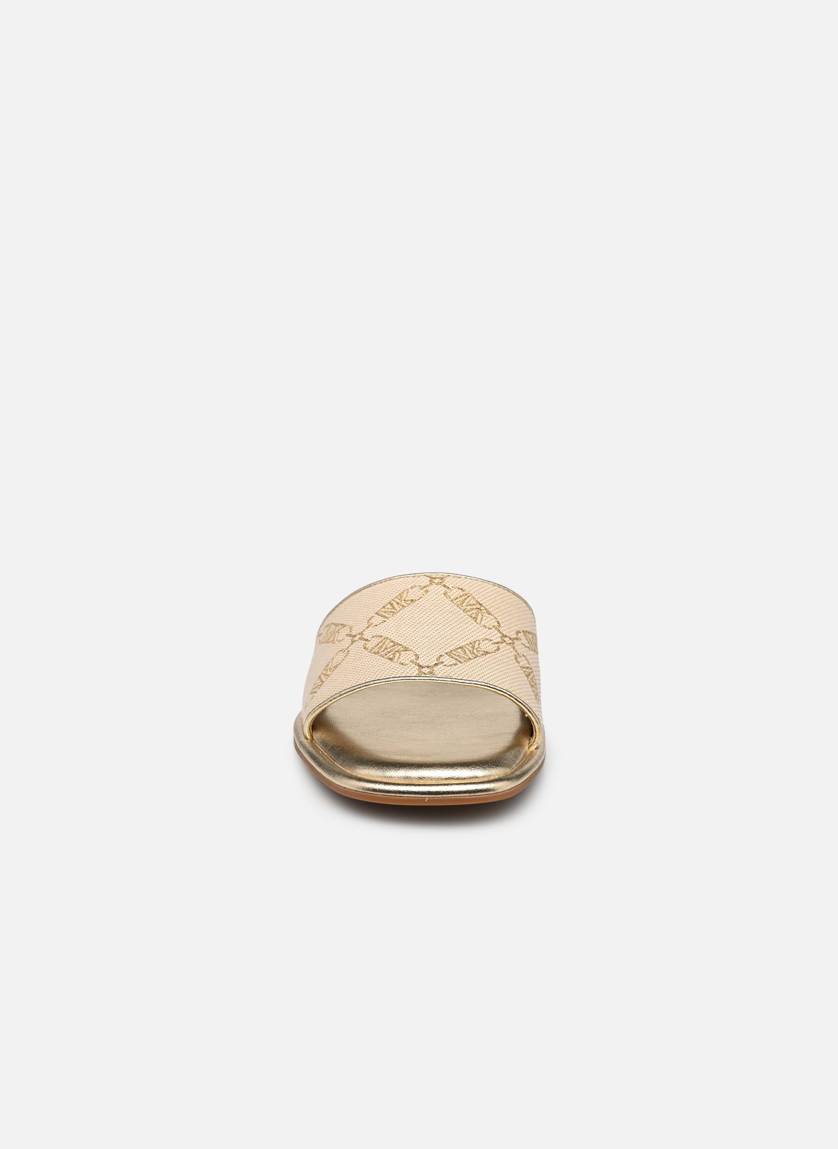 Pantoletten HAYWORTH SLIDE damen gold und bronze Michael Michael Kors Pantoletten HAYWORTH SLIDE damen gold und bronze Nat/Palegold