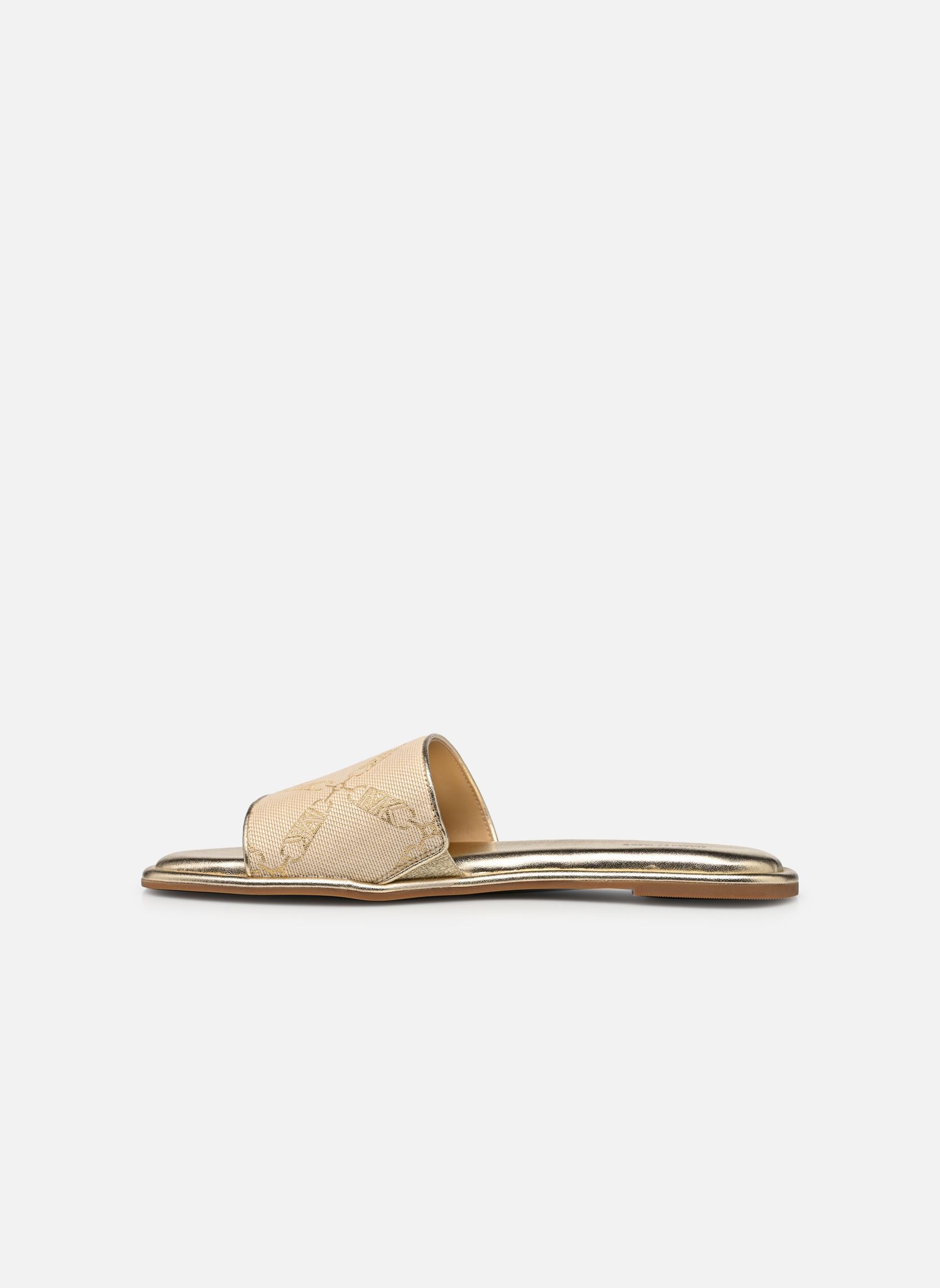 Pantoletten HAYWORTH SLIDE damen gold und bronze Michael Michael Kors Pantoletten HAYWORTH SLIDE damen gold und bronze Nat/Palegold