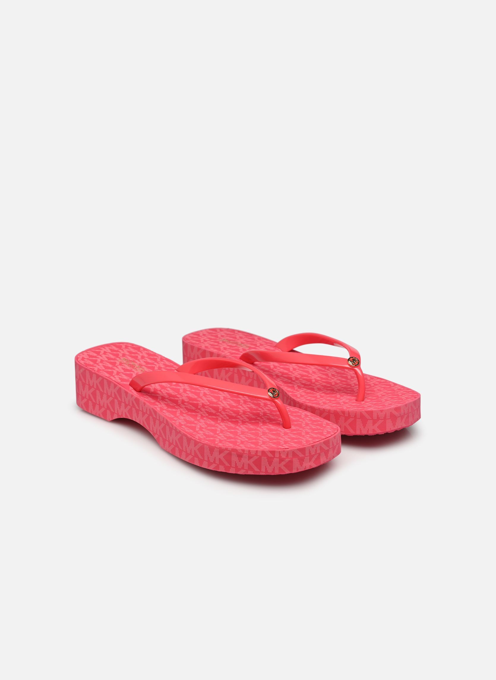 Tongs LILO FLIP FLOP femme rose Michael Michael Kors Tongs LILO FLIP FLOP femme rose Geranium
