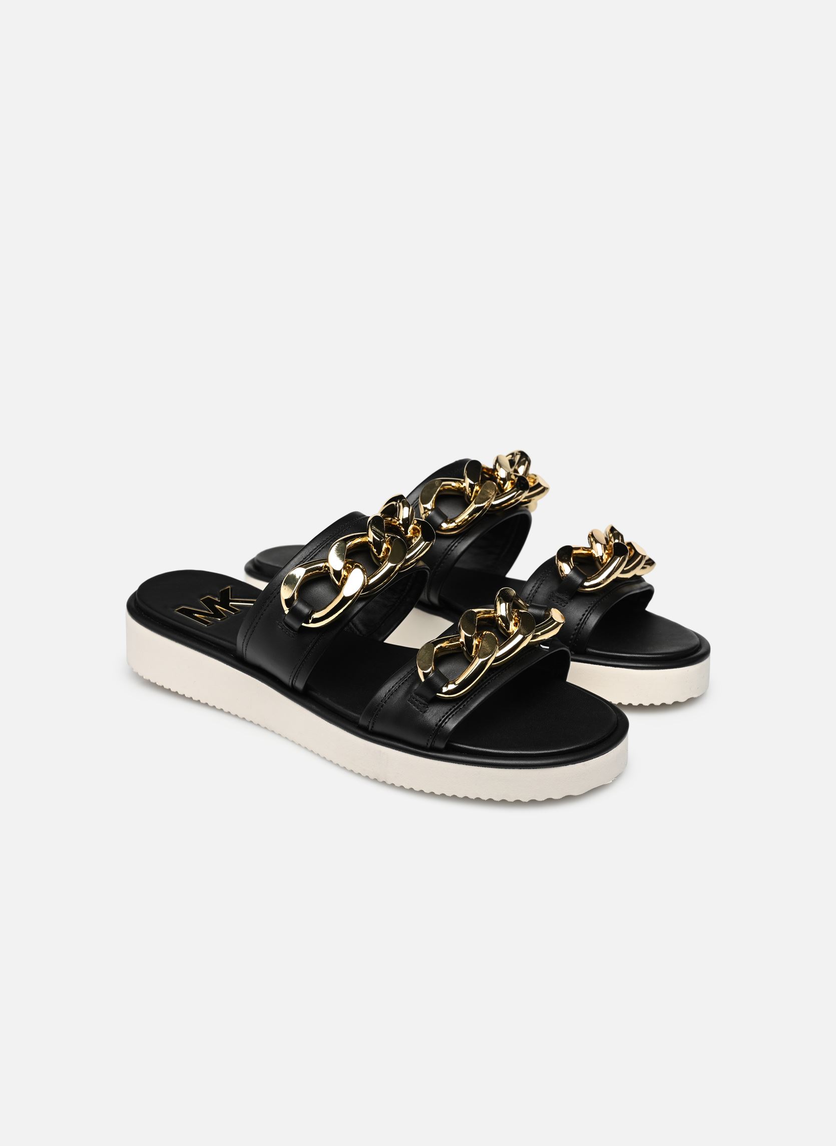 Mules SCARLETT DOUBLE BAND femme noir Michael Michael Kors Mules SCARLETT DOUBLE BAND femme noir Black