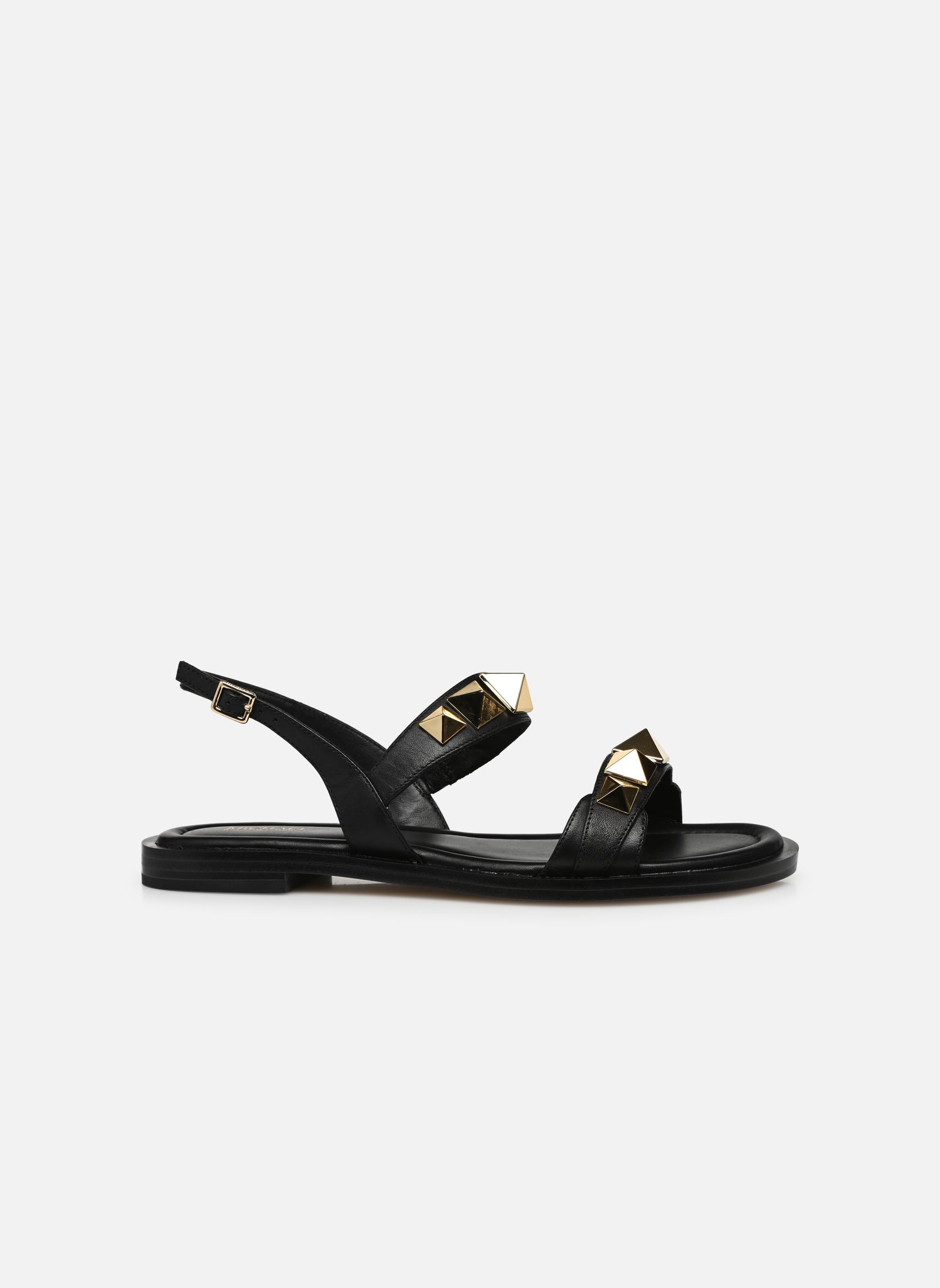 Sandalen WREN FLAT SANDAL damen schwarz Michael Michael Kors Sandalen WREN FLAT SANDAL damen schwarz Black