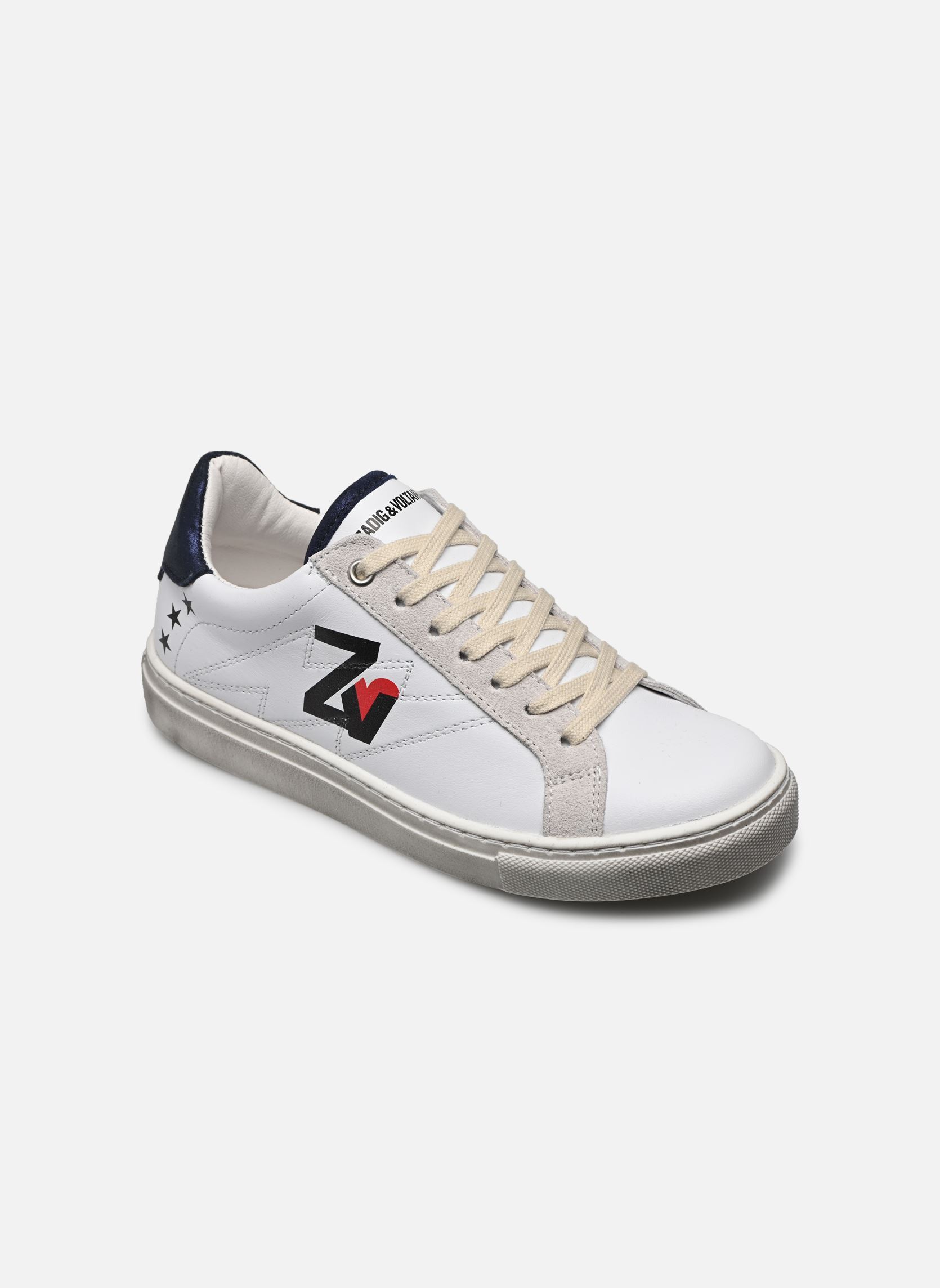 Niedrige Sneaker Sneakers - X19032 - Fille mädchen weiß Zadig & Voltaire Niedrige Sneaker Sneakers - X19032 - Fille mädchen weiß 10B - Blanc