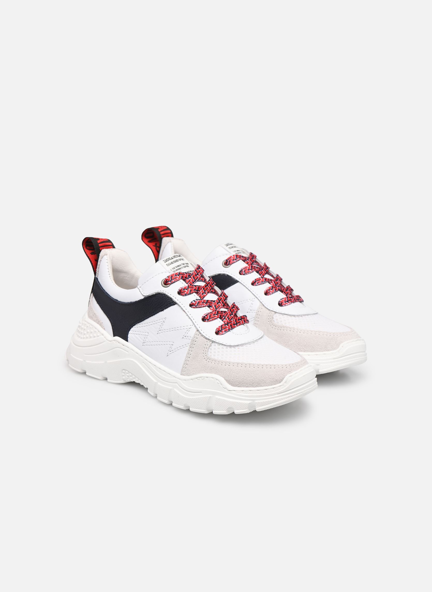 Baskets basses Sneakers - X19033 - Fille fille blanc Zadig & Voltaire Baskets basses Sneakers - X19033 - Fille fille blanc 10B - Blanc