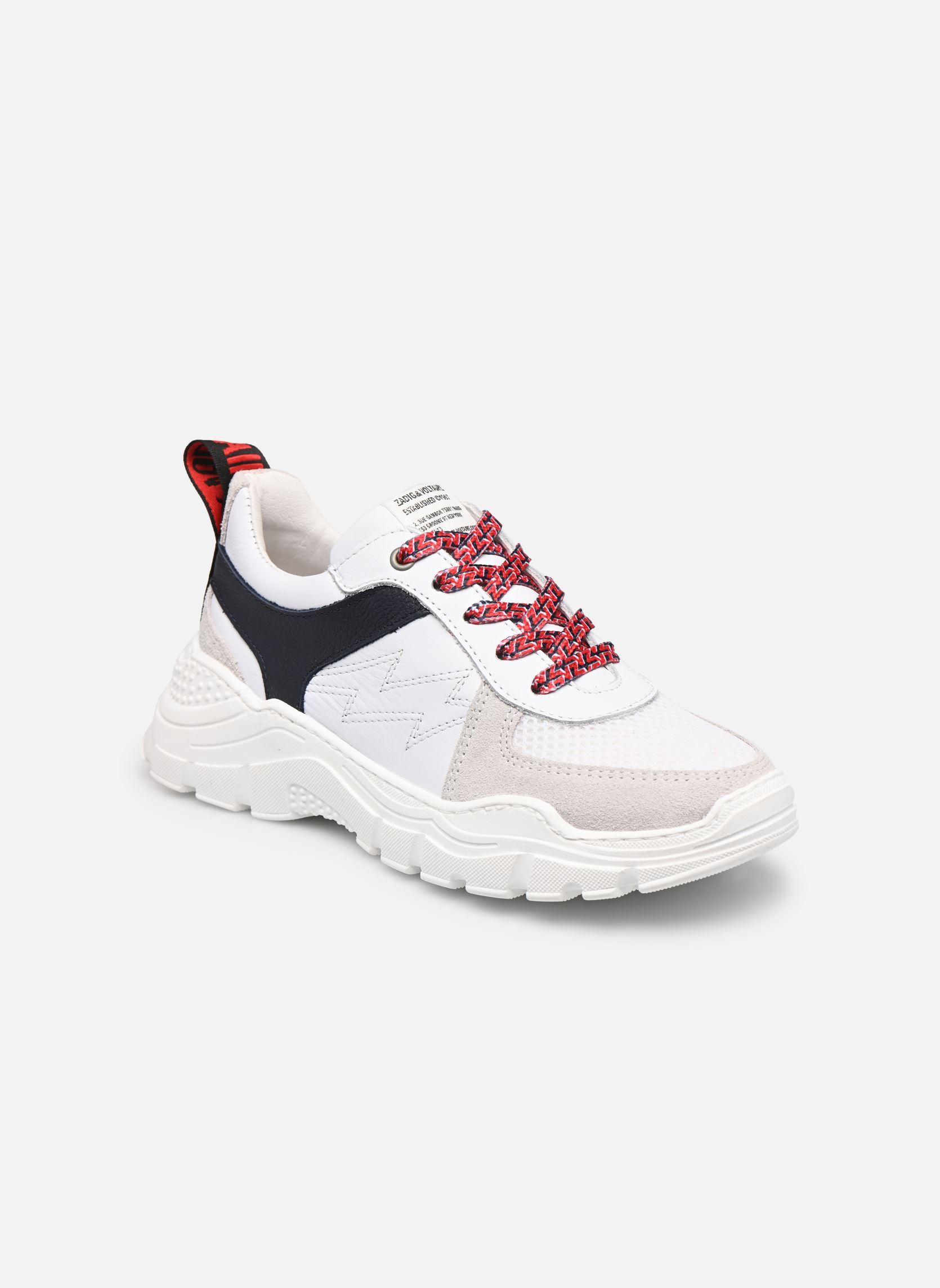 Baskets basses Sneakers - X19033 - Fille fille blanc Zadig & Voltaire Baskets basses Sneakers - X19033 - Fille fille blanc 10B - Blanc