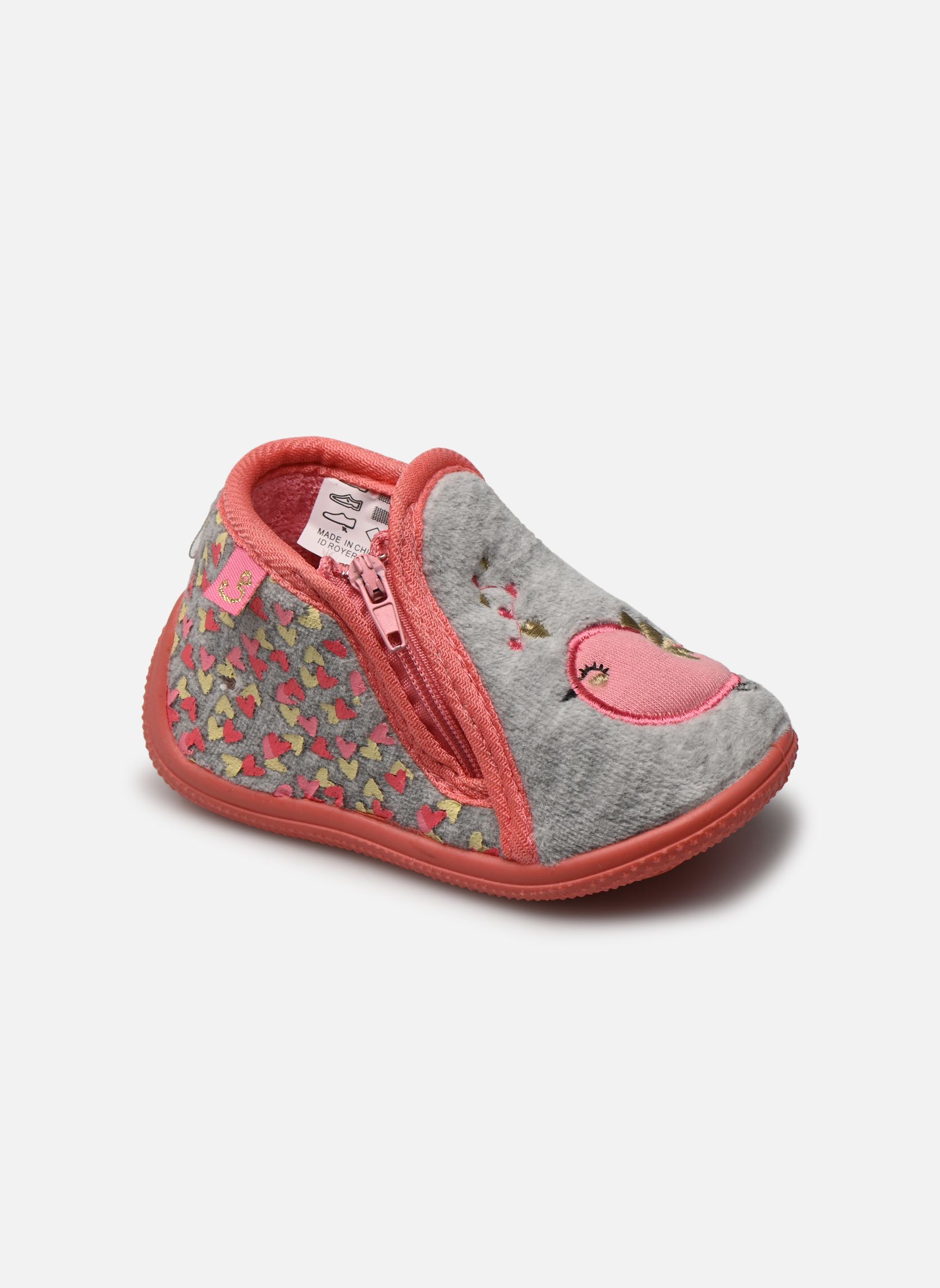 Chaussons Bb Sissie fille gris Babygro Chaussons Bb Sissie fille gris GRIS/ROSE