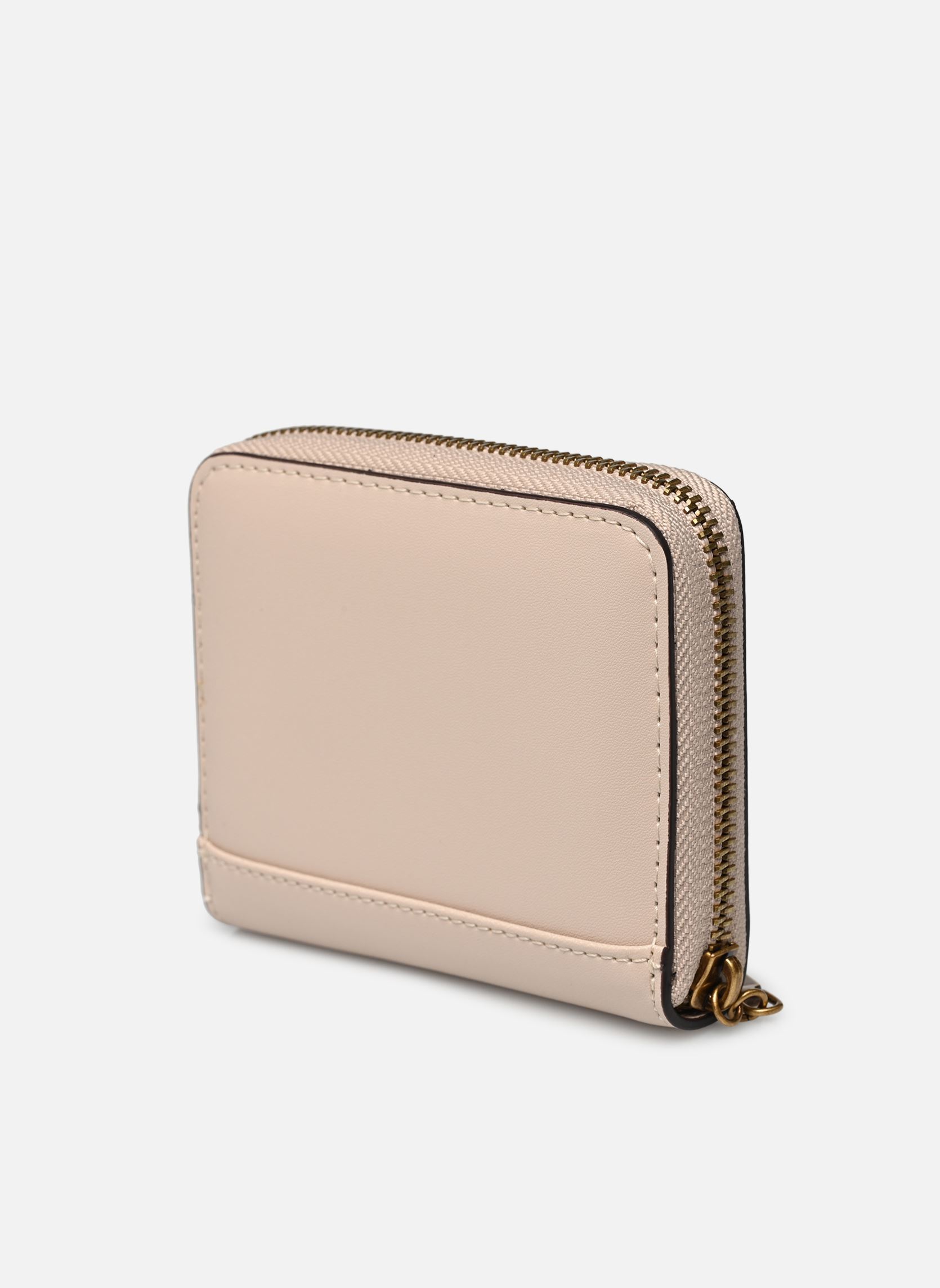Portemonnees met rits LAUREL SLG SMALL ZIP AROUND dames beige Guess Portemonnees met rits LAUREL SLG SMALL ZIP AROUND dames beige LIGHT RUM