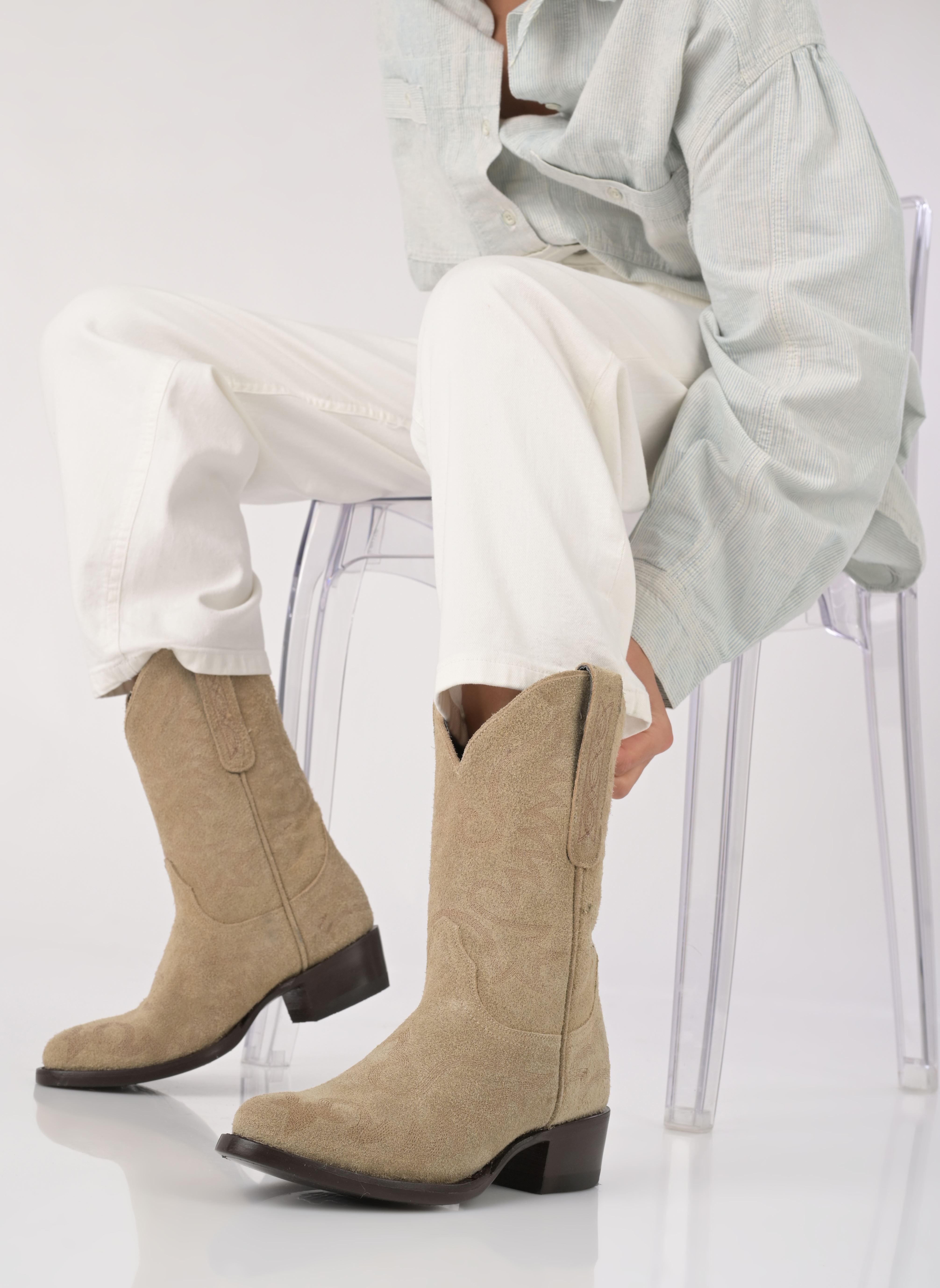 Cowboy boots Chiquita 10 dames beige Mexicana Cowboy boots Chiquita 10 dames beige TAN SUEDE