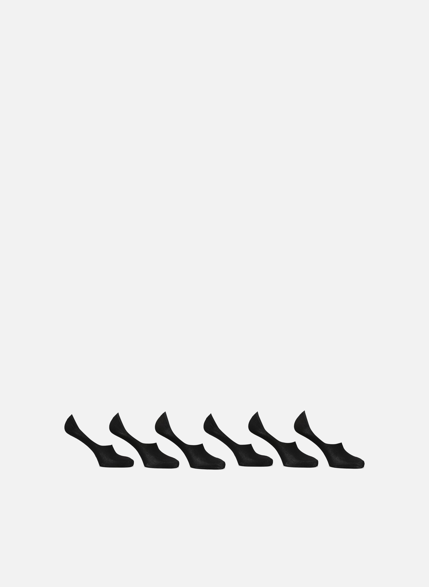 Sokken Chaussettes protège pied pack 6 zwart Sarenza Wear Sokken Chaussettes protège pied pack 6 zwart NOIR