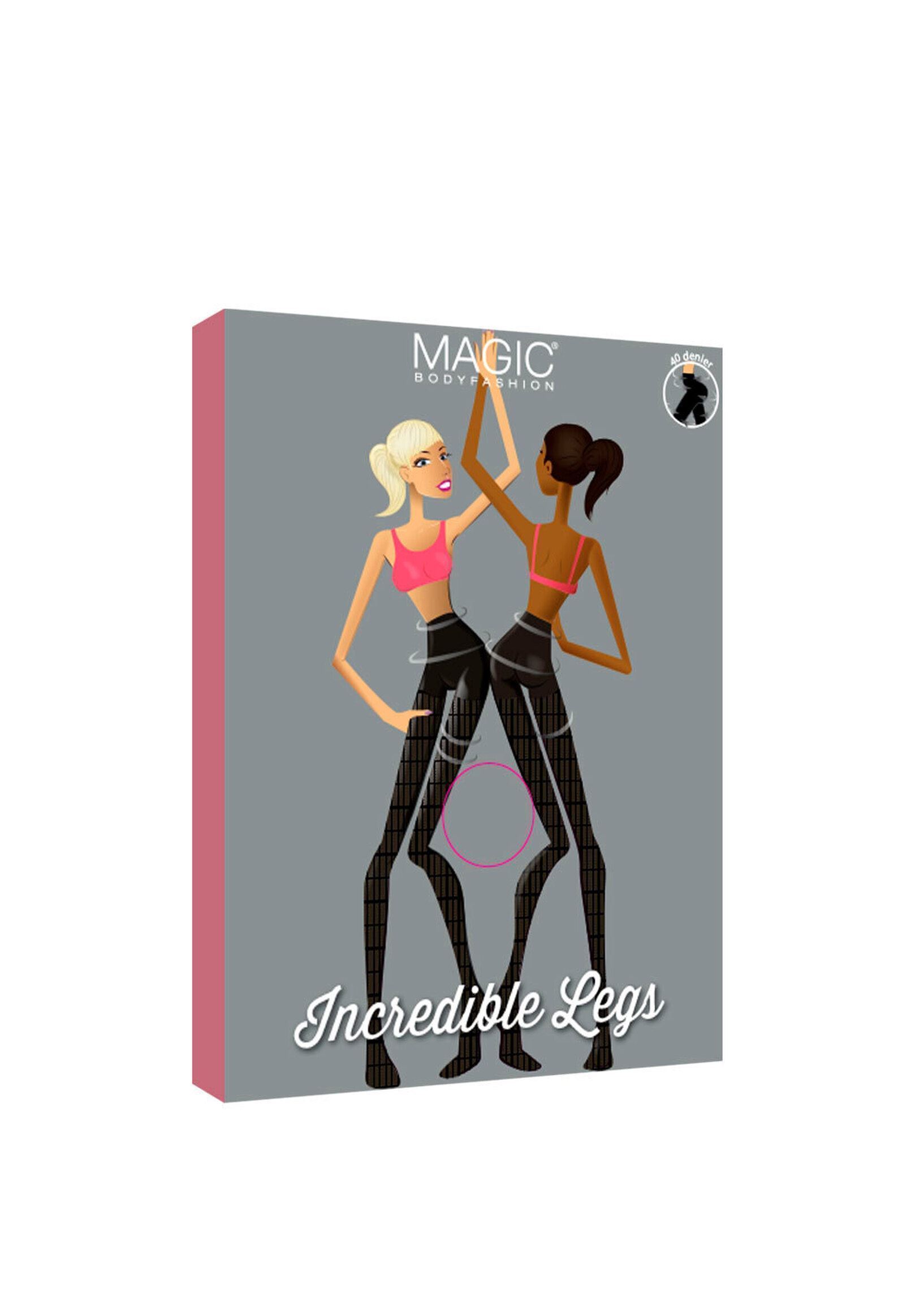 Collants fantaisies Incredible Legs femme noir MAGIC Bodyfashion Collants fantaisies Incredible Legs femme noir PRETTY LEGS