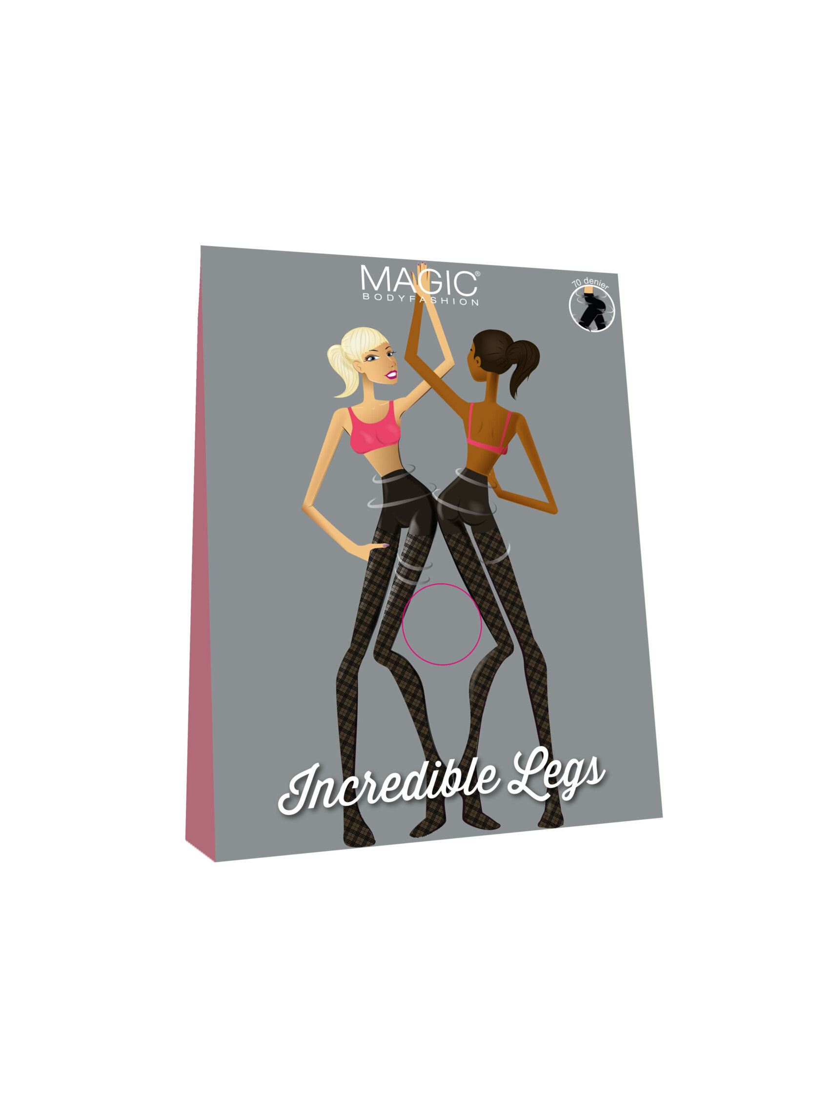 panty's met print Incredible Legs dames zwart MAGIC Bodyfashion panty's met print Incredible Legs dames zwart Fancy Legs