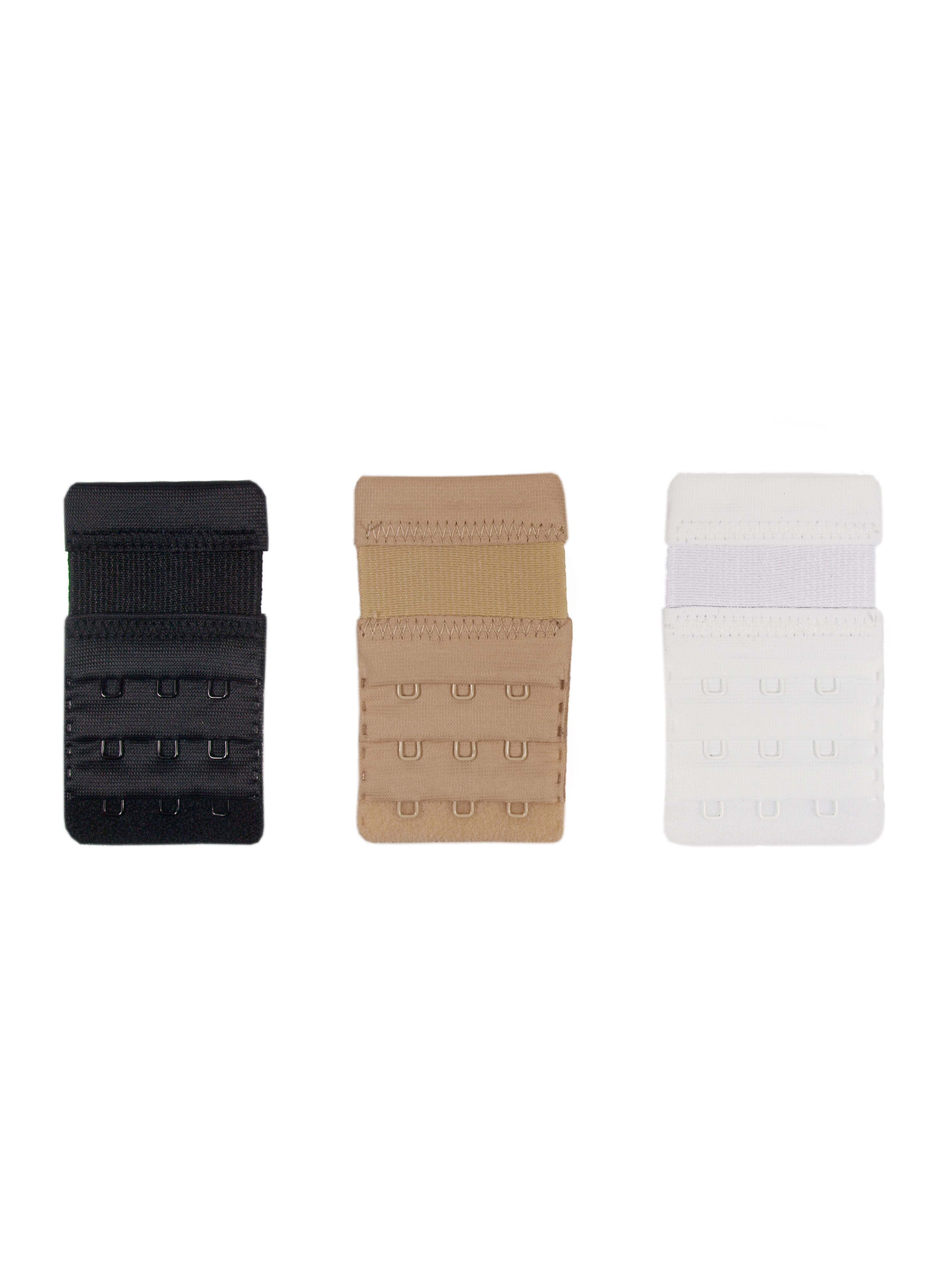 Tanktops en Bodysuits Bra Extender - 3 agrafes - 5 cm de long dames meerkleurig MAGIC Bodyfashion Tanktops en Bodysuits Bra Extender - 3 agrafes - 5 cm de long dames meerkleurig 6333 - Black-White-Latte