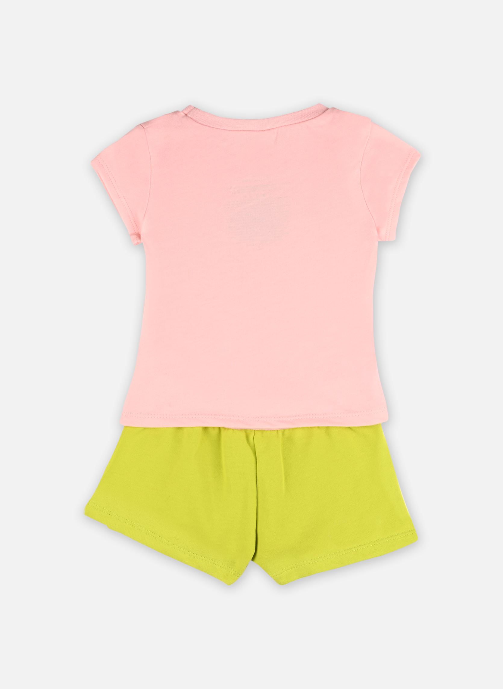 Ensembles G Air Short Set fille multicolore Nike Kids Ensembles G Air Short Set fille multicolore EB5 - ATOMIC GREEN & ATMOSPHER