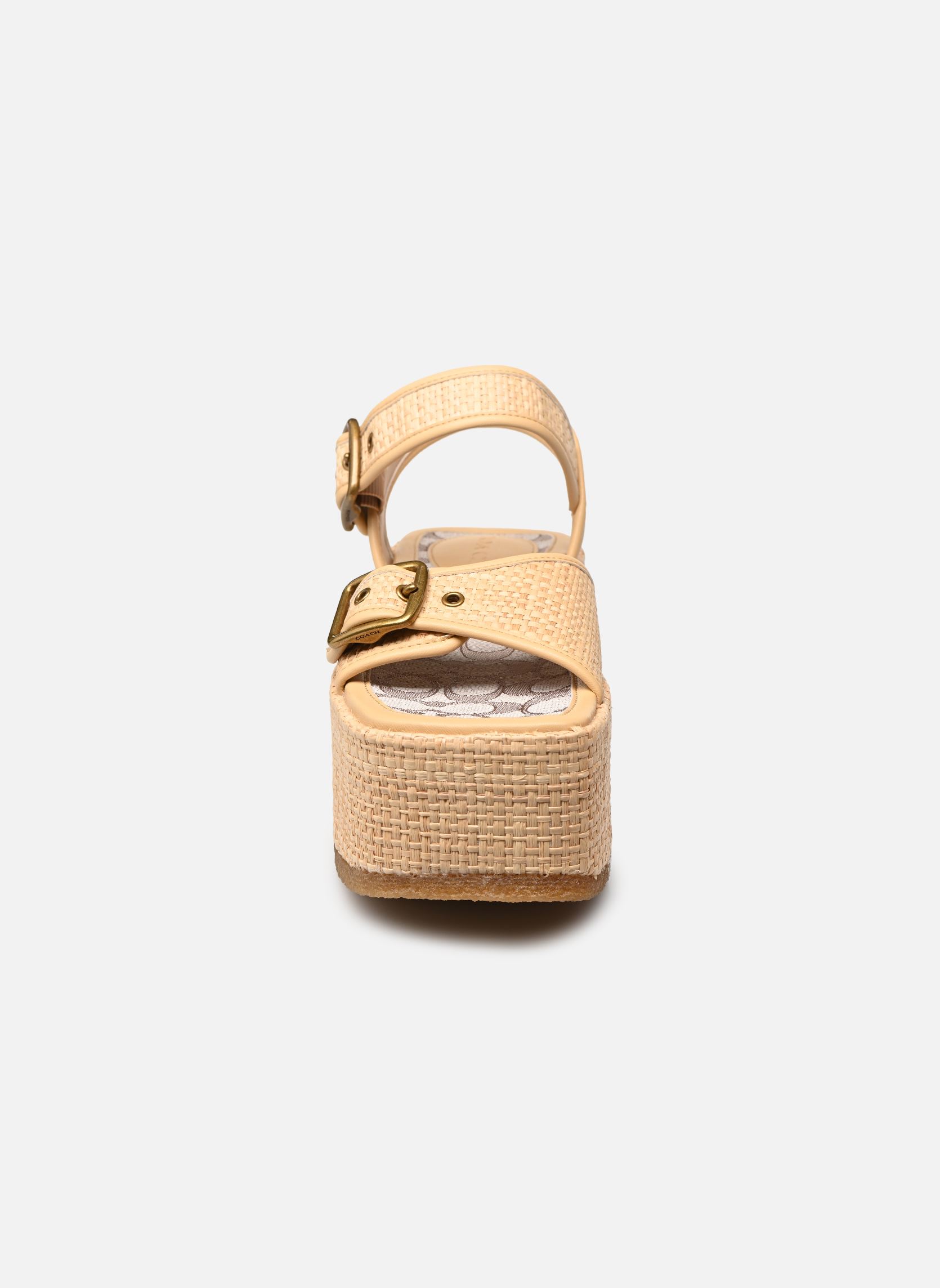Keil- und Plateau-Espadrilles Naomi Raffia Flatfor damen beige Coach Keil- und Plateau-Espadrilles Naomi Raffia Flatfor damen beige NATURAL