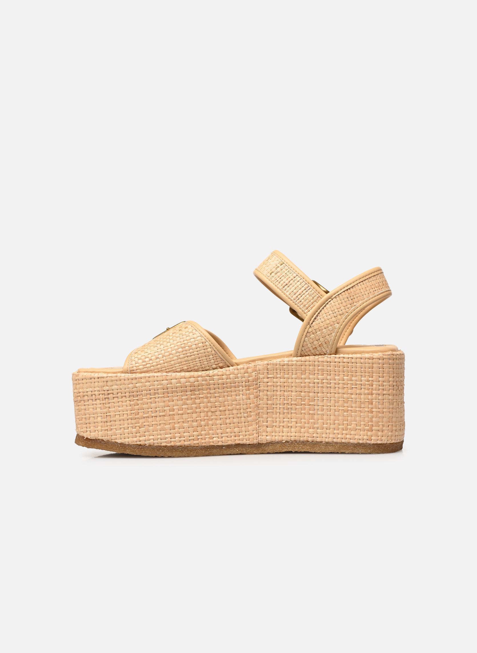 Keil- und Plateau-Espadrilles Naomi Raffia Flatfor damen beige Coach Keil- und Plateau-Espadrilles Naomi Raffia Flatfor damen beige NATURAL