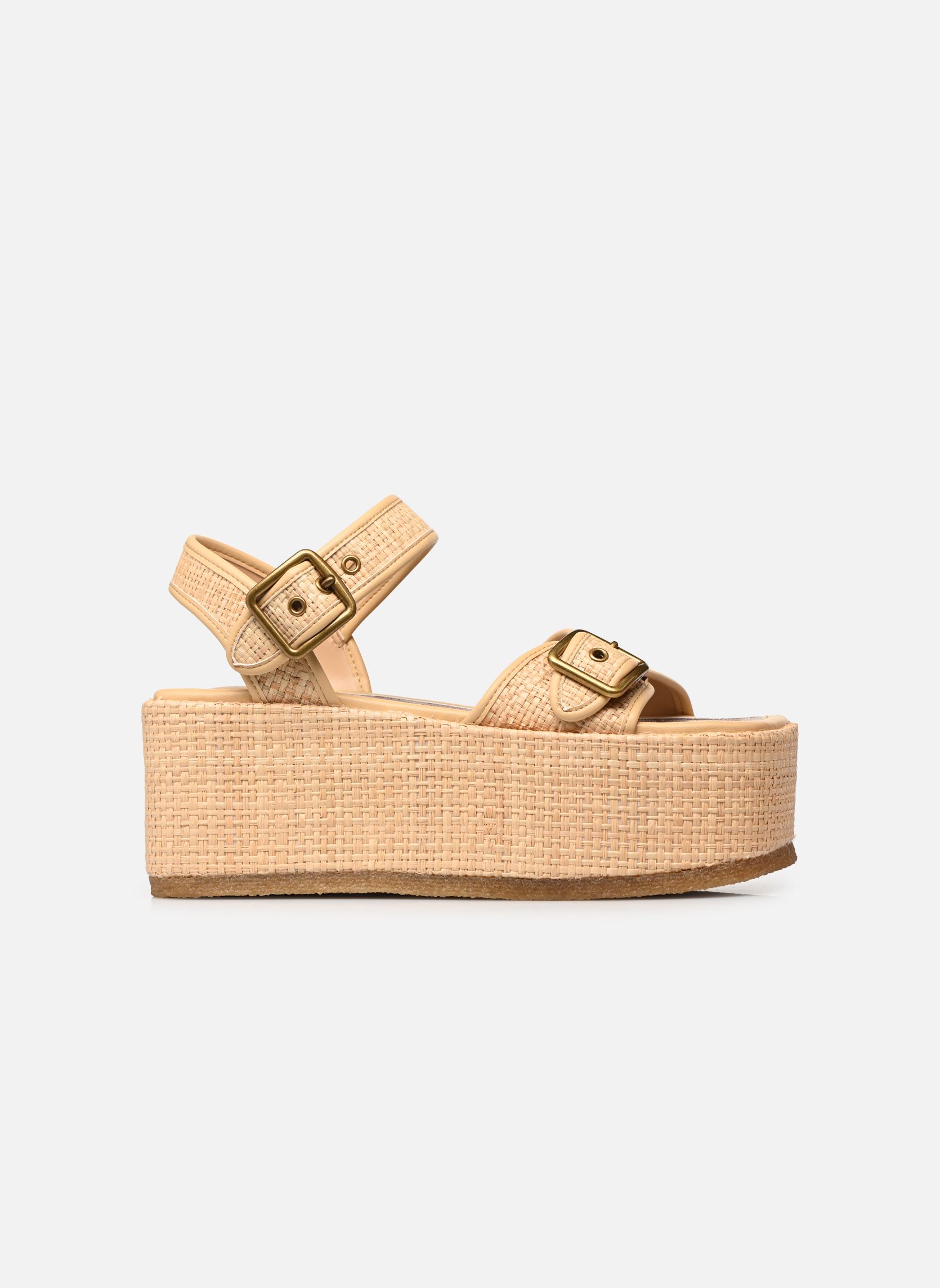 Keil- und Plateau-Espadrilles Naomi Raffia Flatfor damen beige Coach Keil- und Plateau-Espadrilles Naomi Raffia Flatfor damen beige NATURAL
